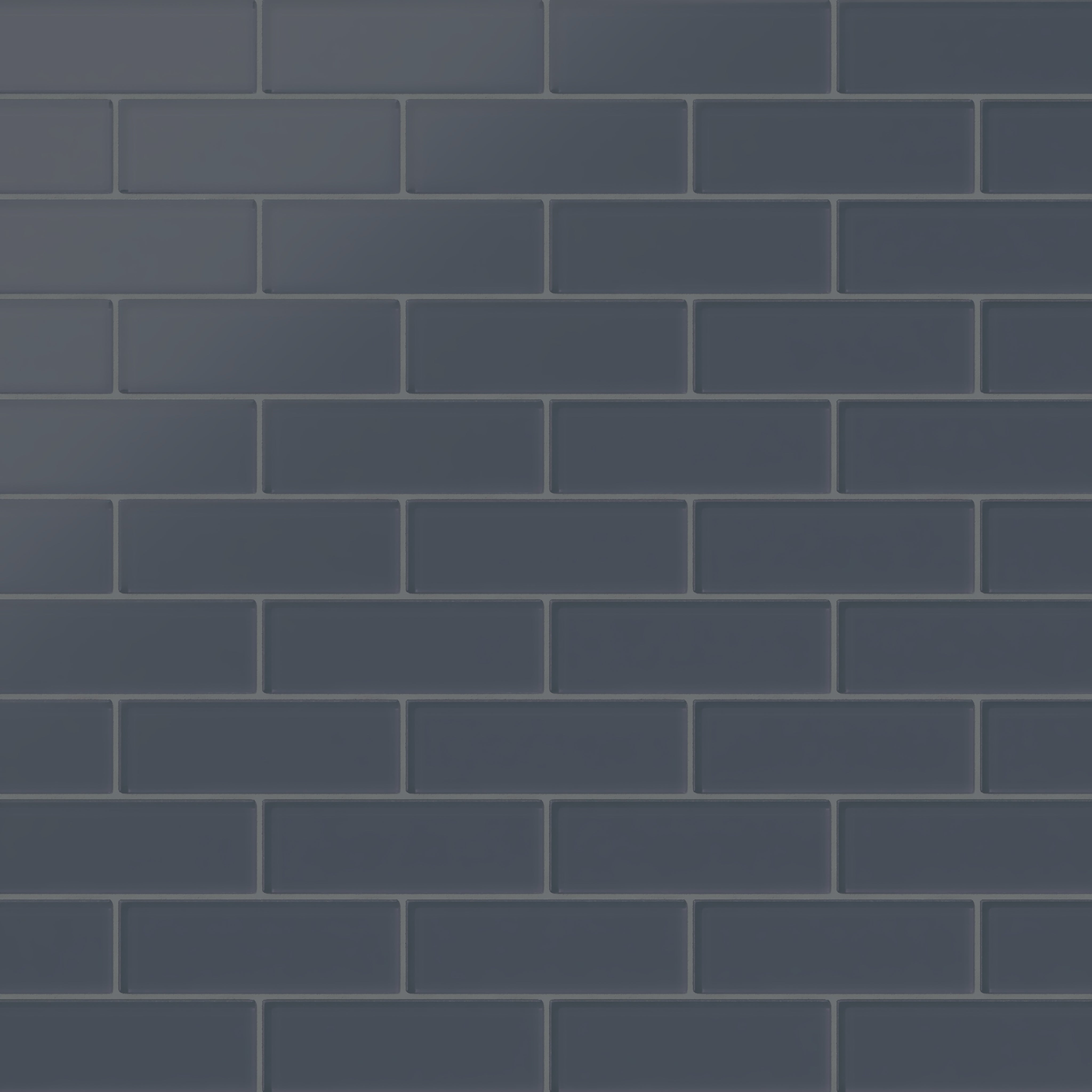 2x6 Glass Tile in Junco Matte