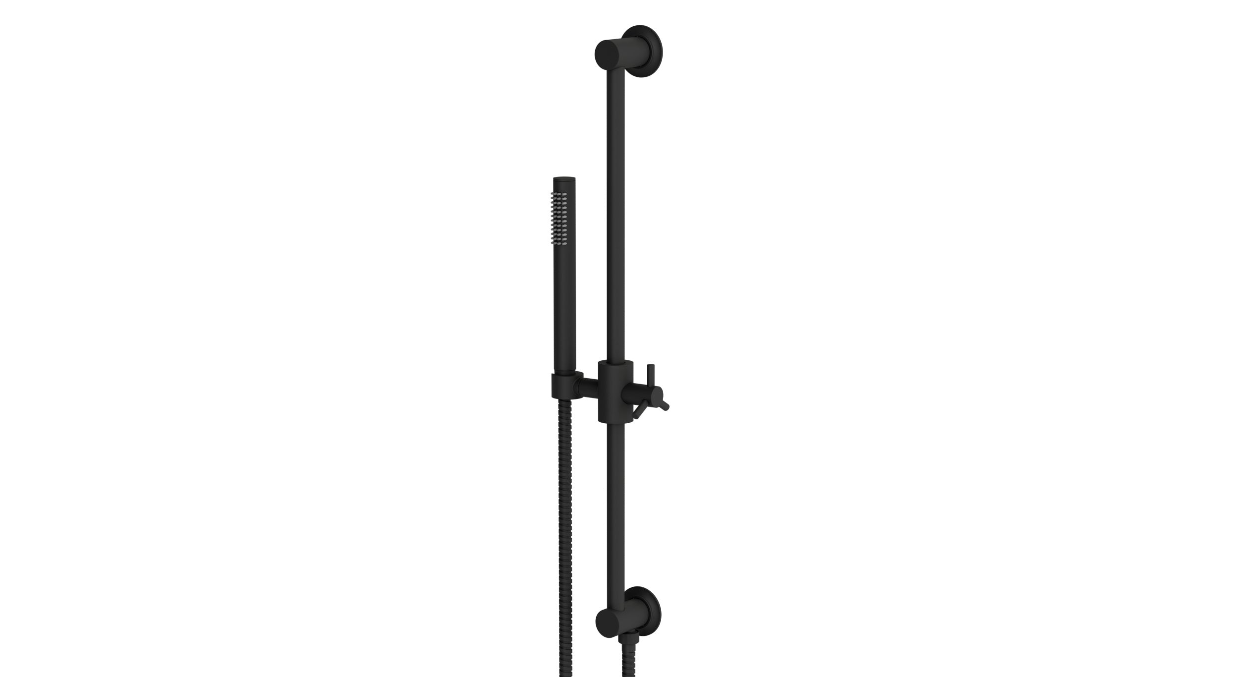 Emerson Positioning Bar Kit - Less Hand Shower in Matte Black