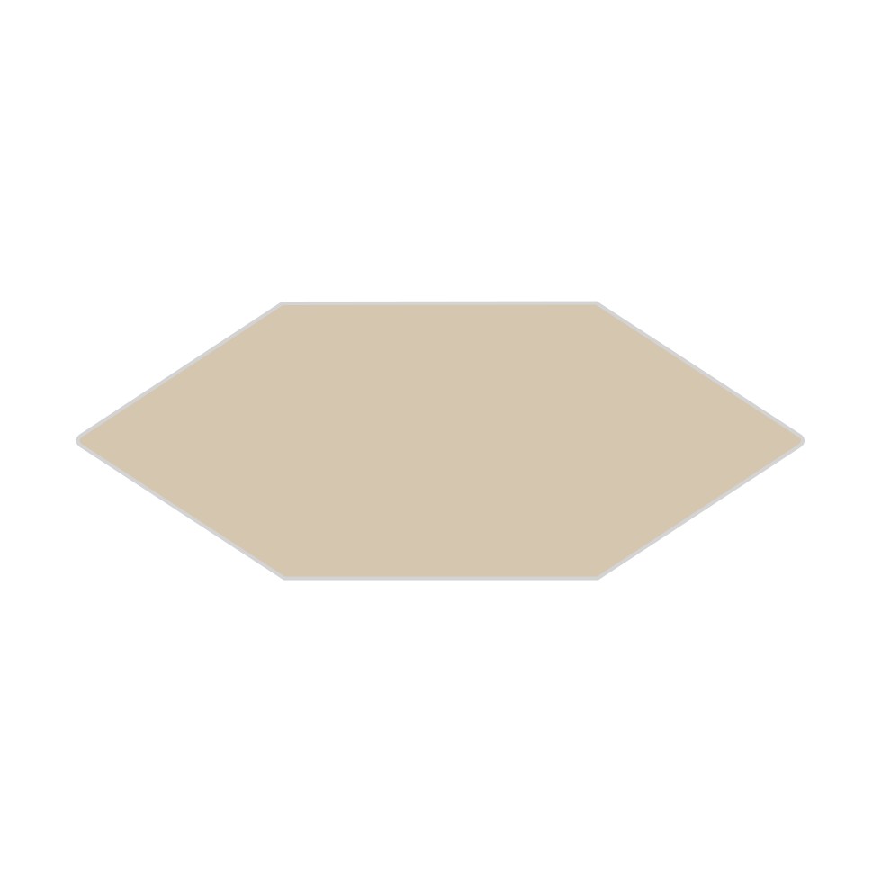 Picket Original Ceramic Tile in Dolomite Gloss
