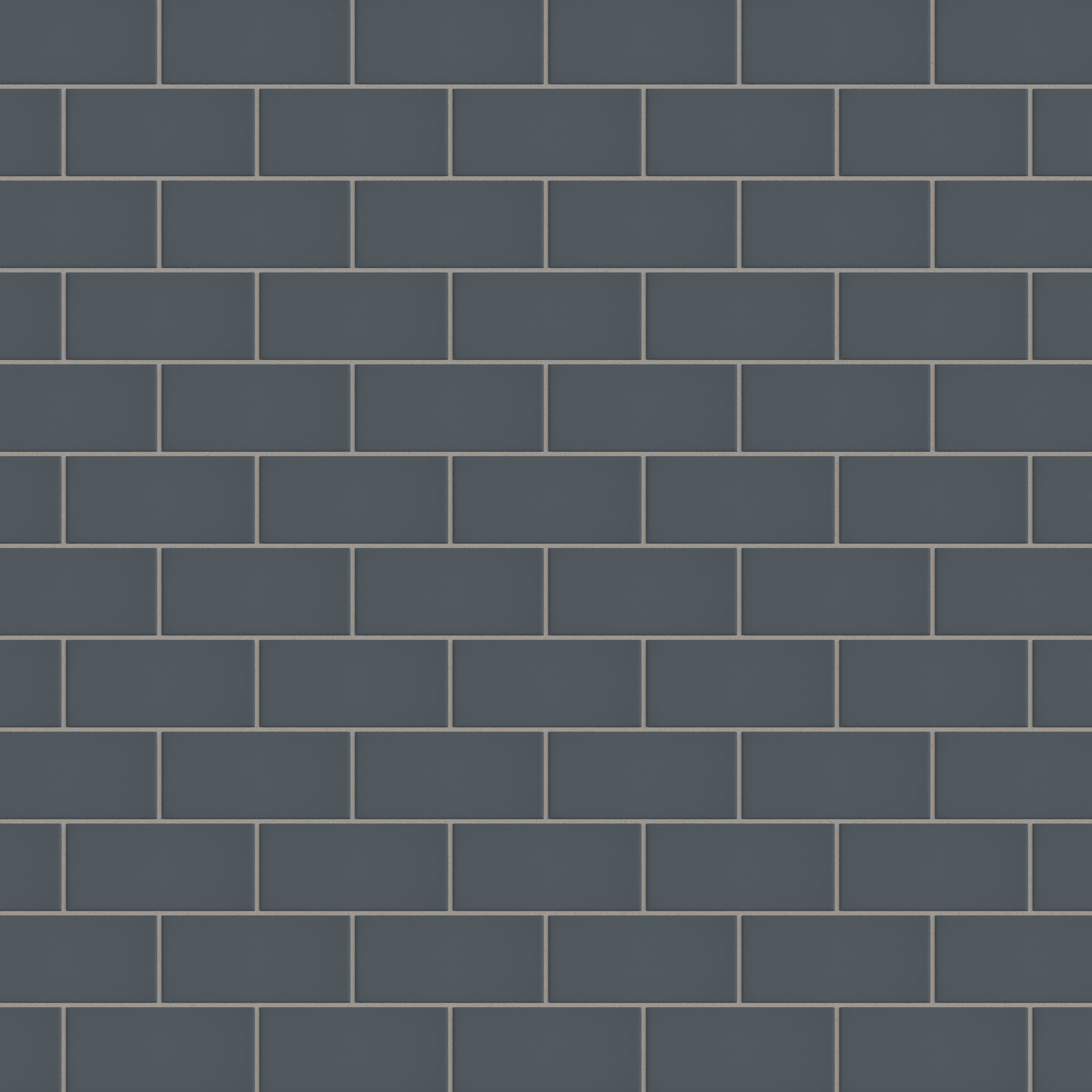 3x6 Natural Press Ceramic Tile in Indigo Matte