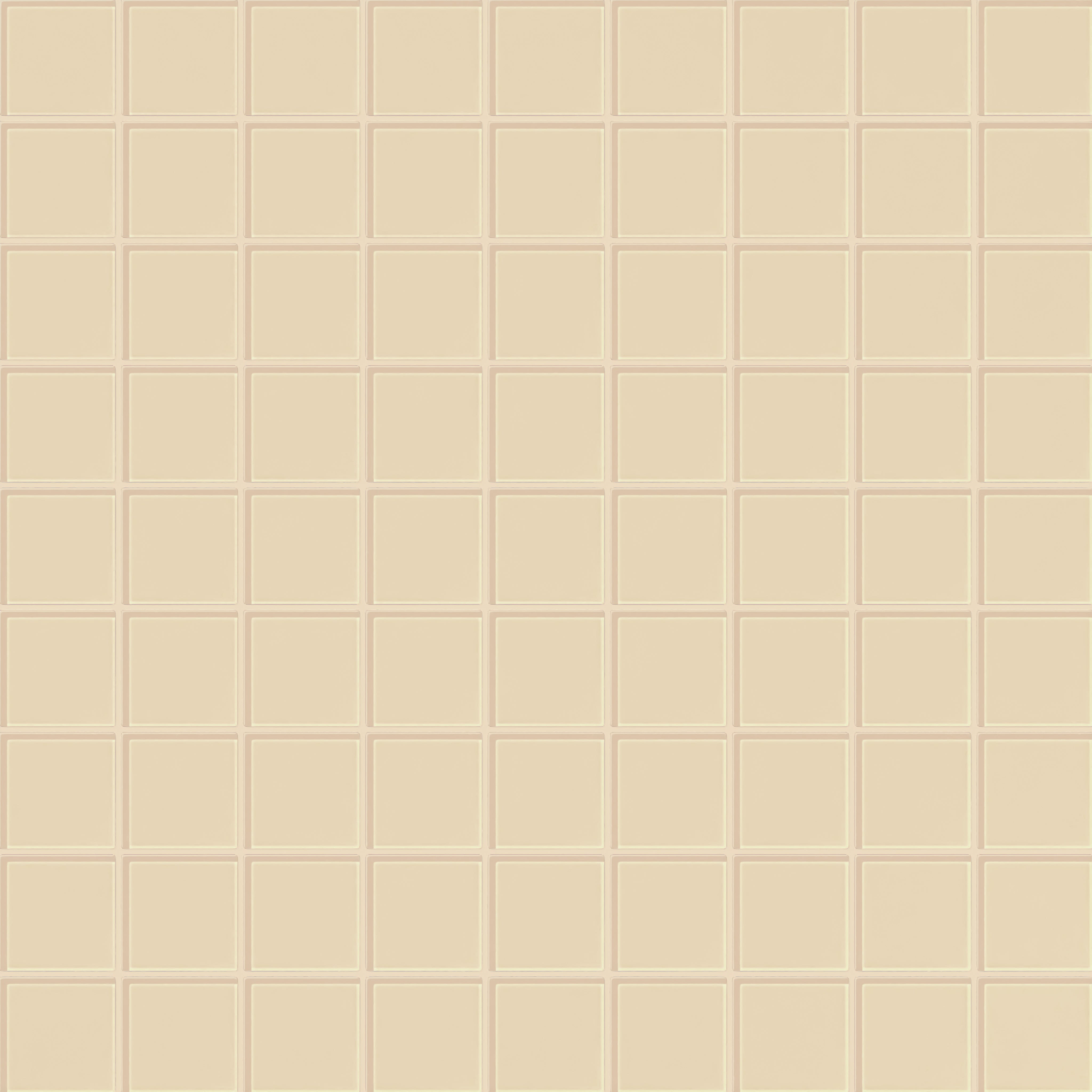3x3 Straight Set Sheeted Glass Mosaic Tile in Chickadee Gloss