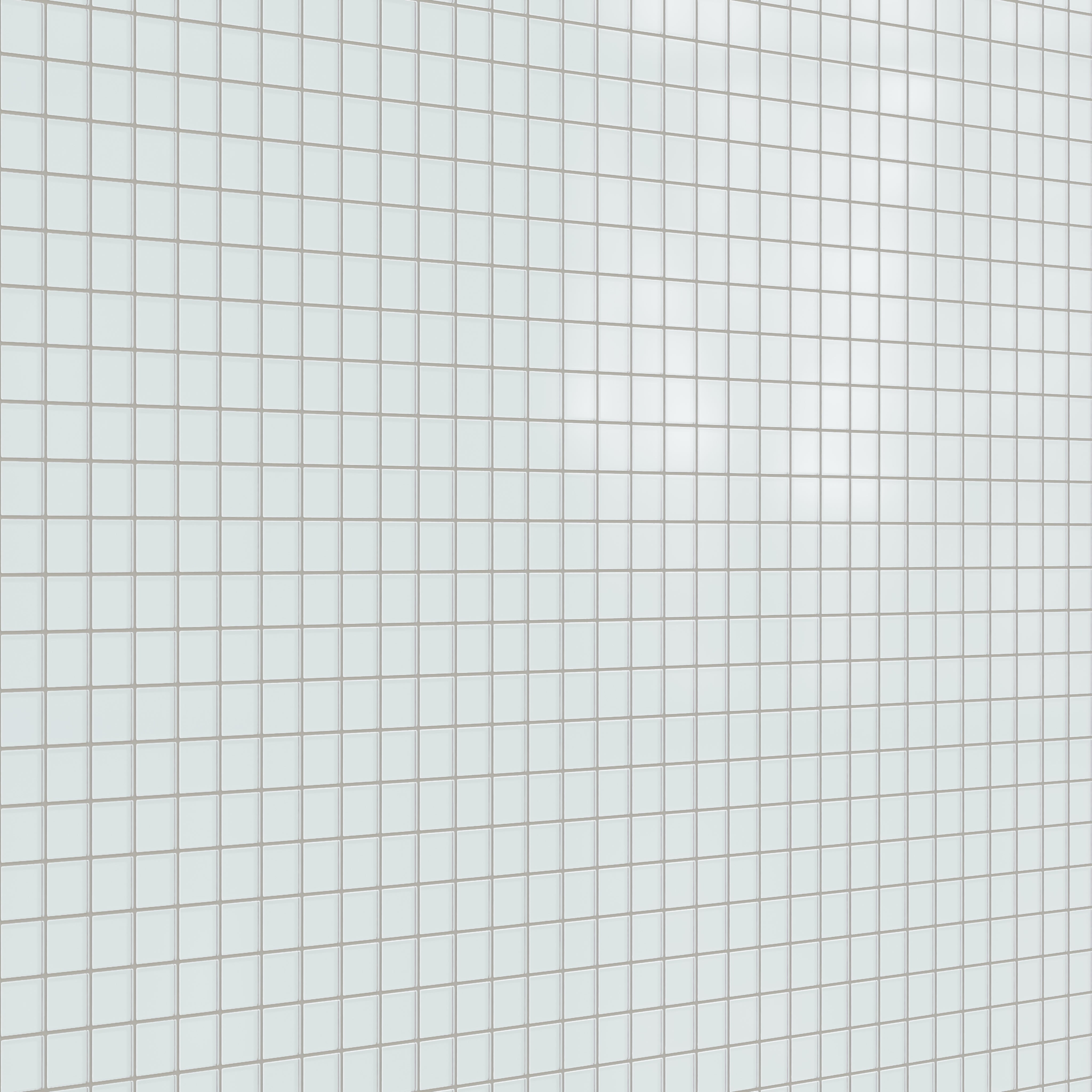 2x2 Straight Set Sheeted Glass Mosaic Tile in Warbler Matte