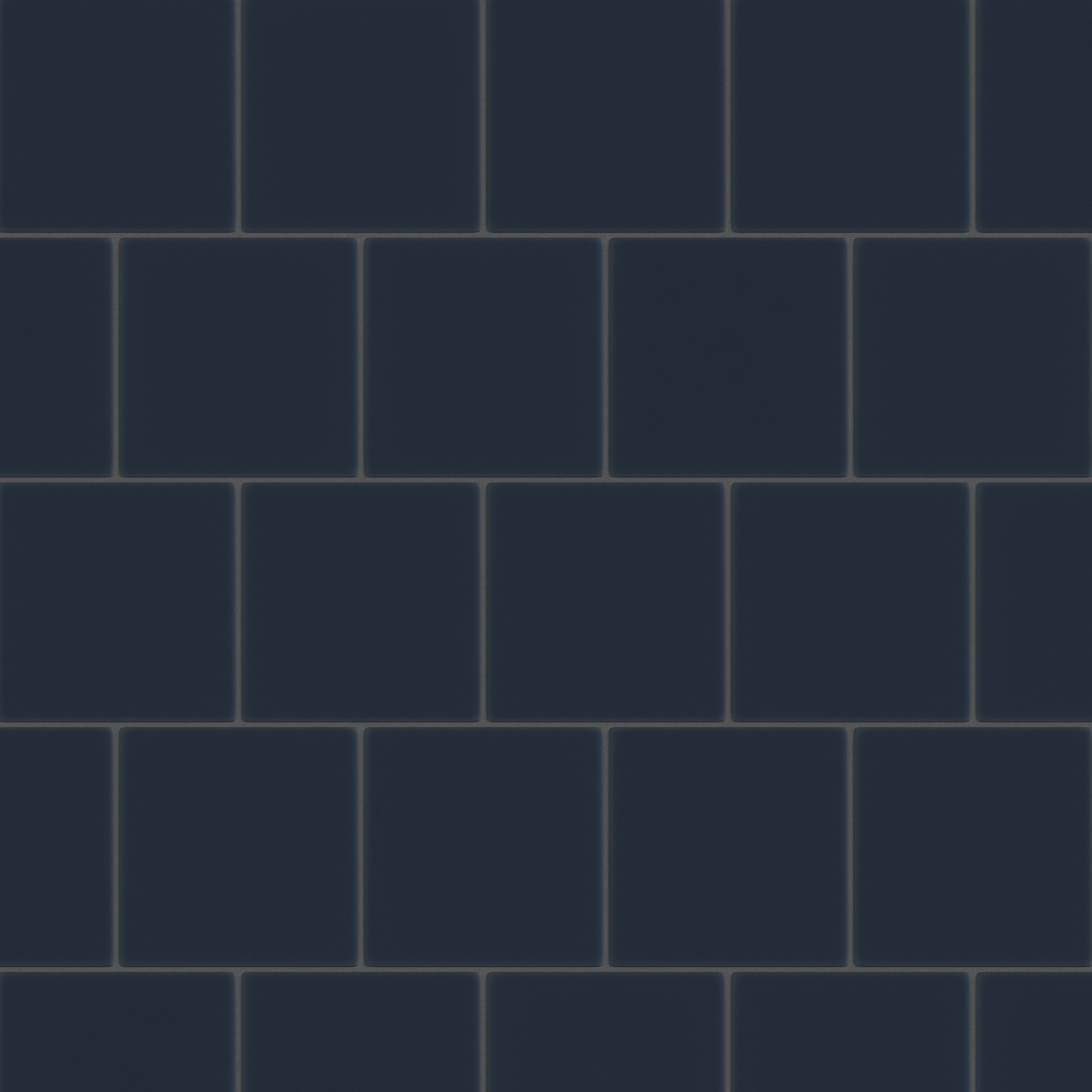 8x8 Original Ceramic Tile in Navy Blue Matte