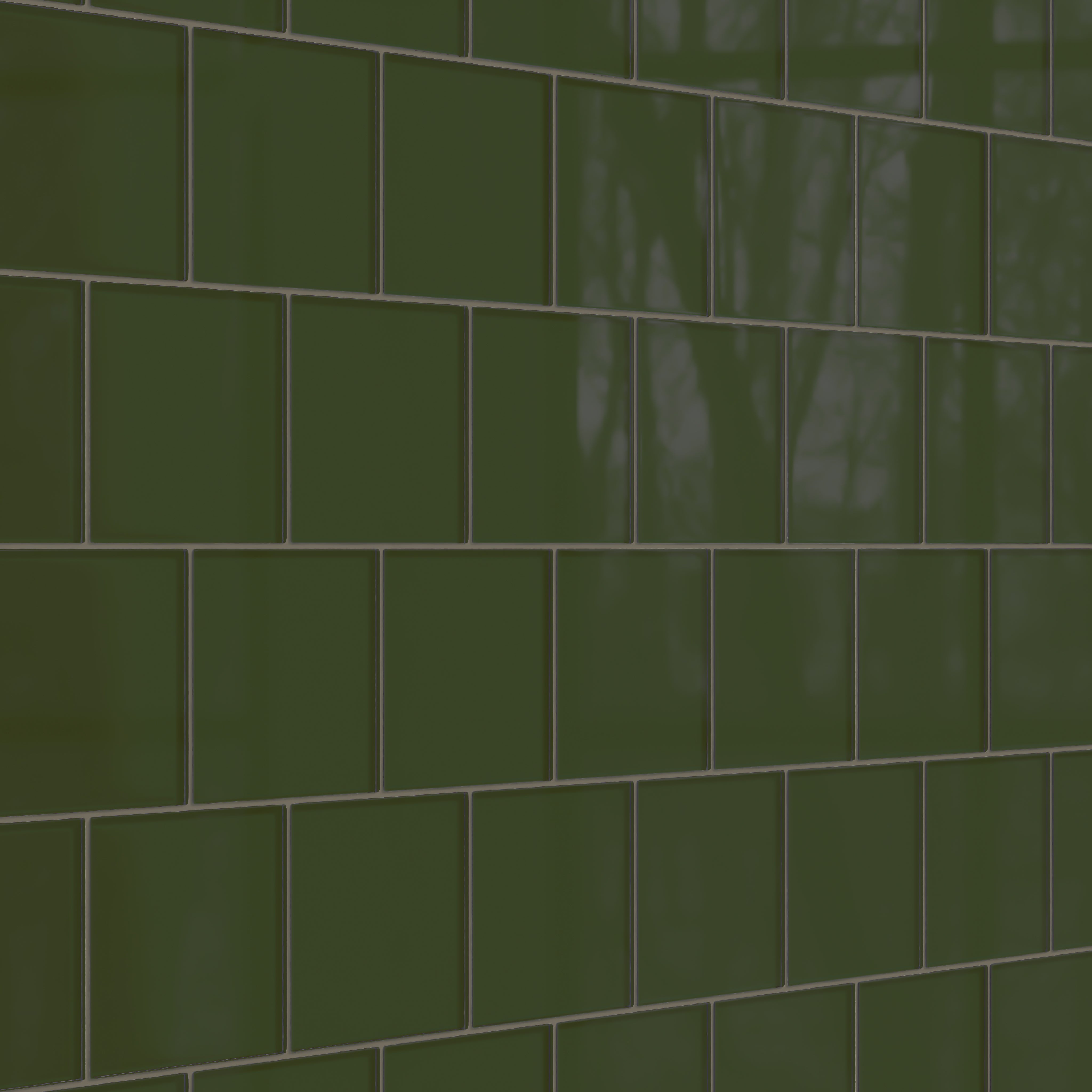 6x6 Glass Tile in Starling Gloss