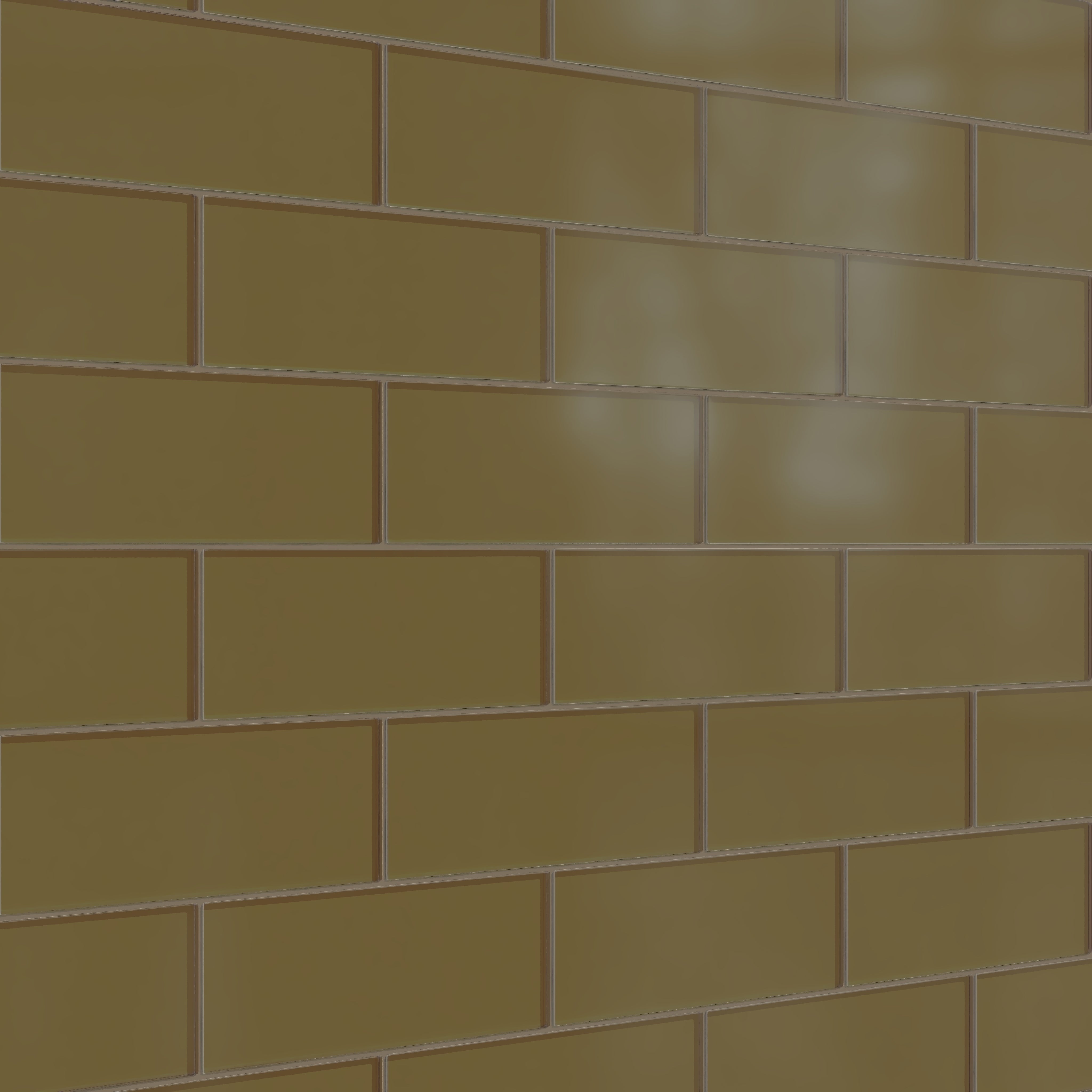 4x12 Glass Tile in Merlin Matte