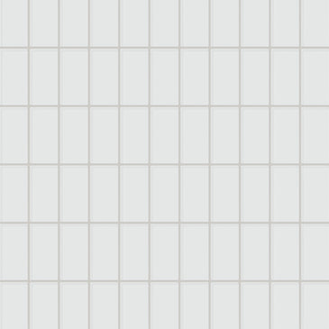 2x4 Straight Set Sheeted Glass Mosaic Tile in Egret Gloss