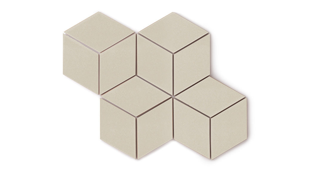 Large Diamond Original Ceramic Tile in Dolomite Matte