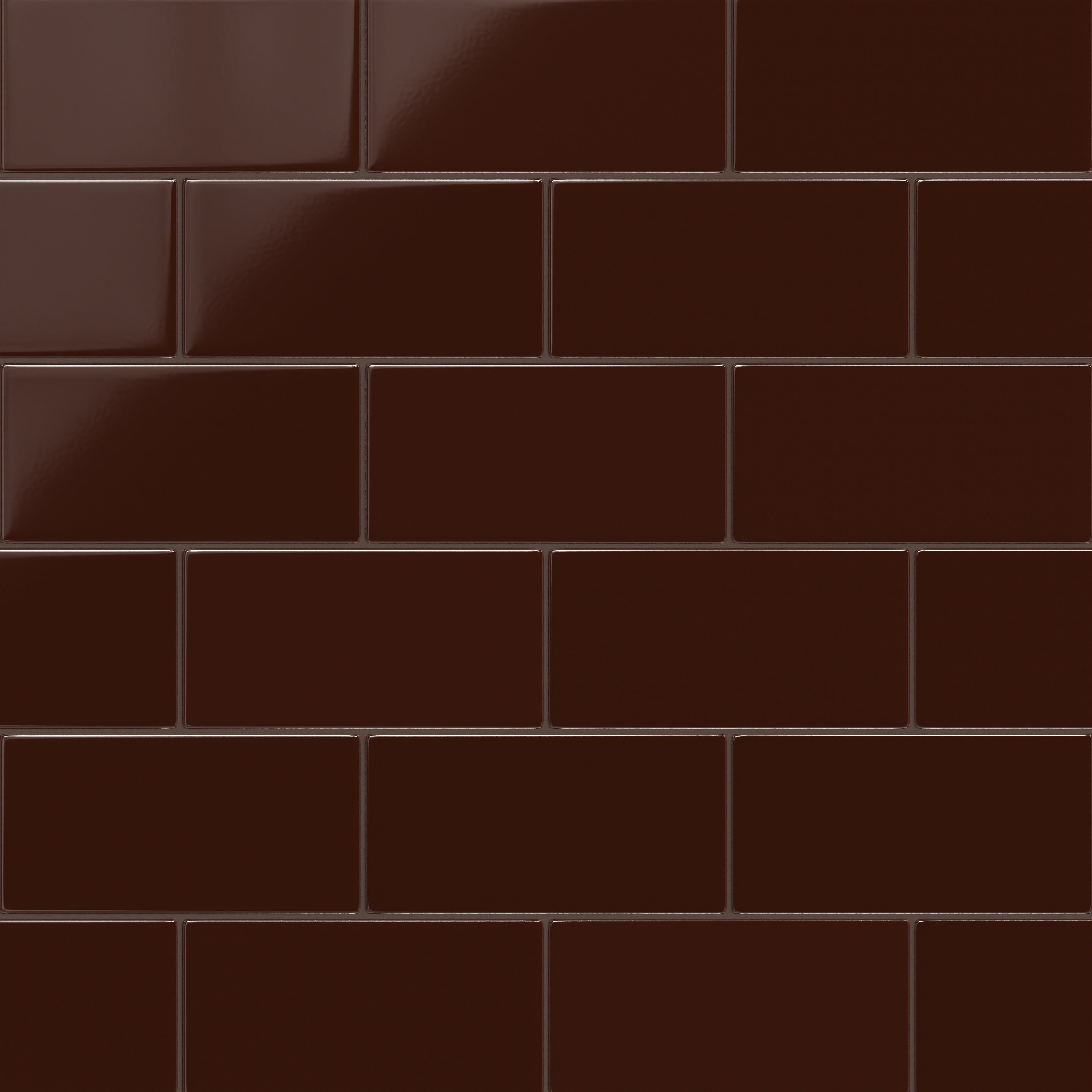 6x12 Original Ceramic Tile in Garnet Gloss