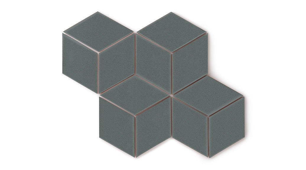 Large Diamond Original Ceramic Tile in Flagstone Matte