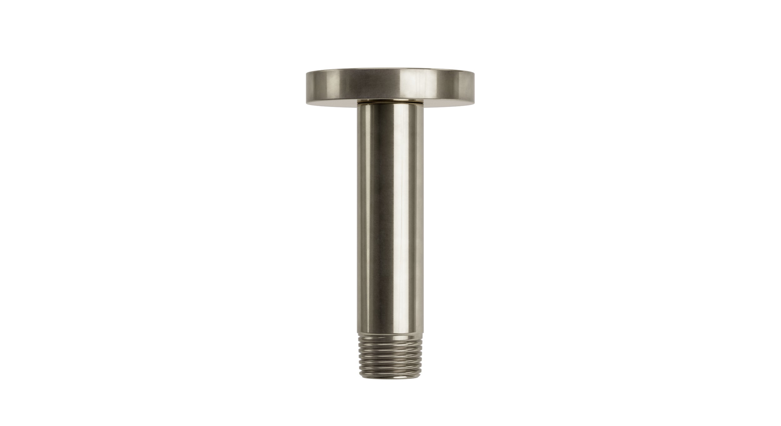 Contour & Foundry 4" Straight Shower Arm with Flange in French Nickel