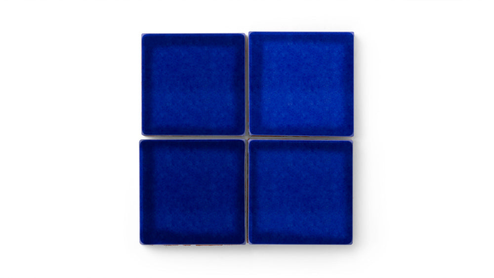 4x4 Original Ceramic Tile in Azul Gloss