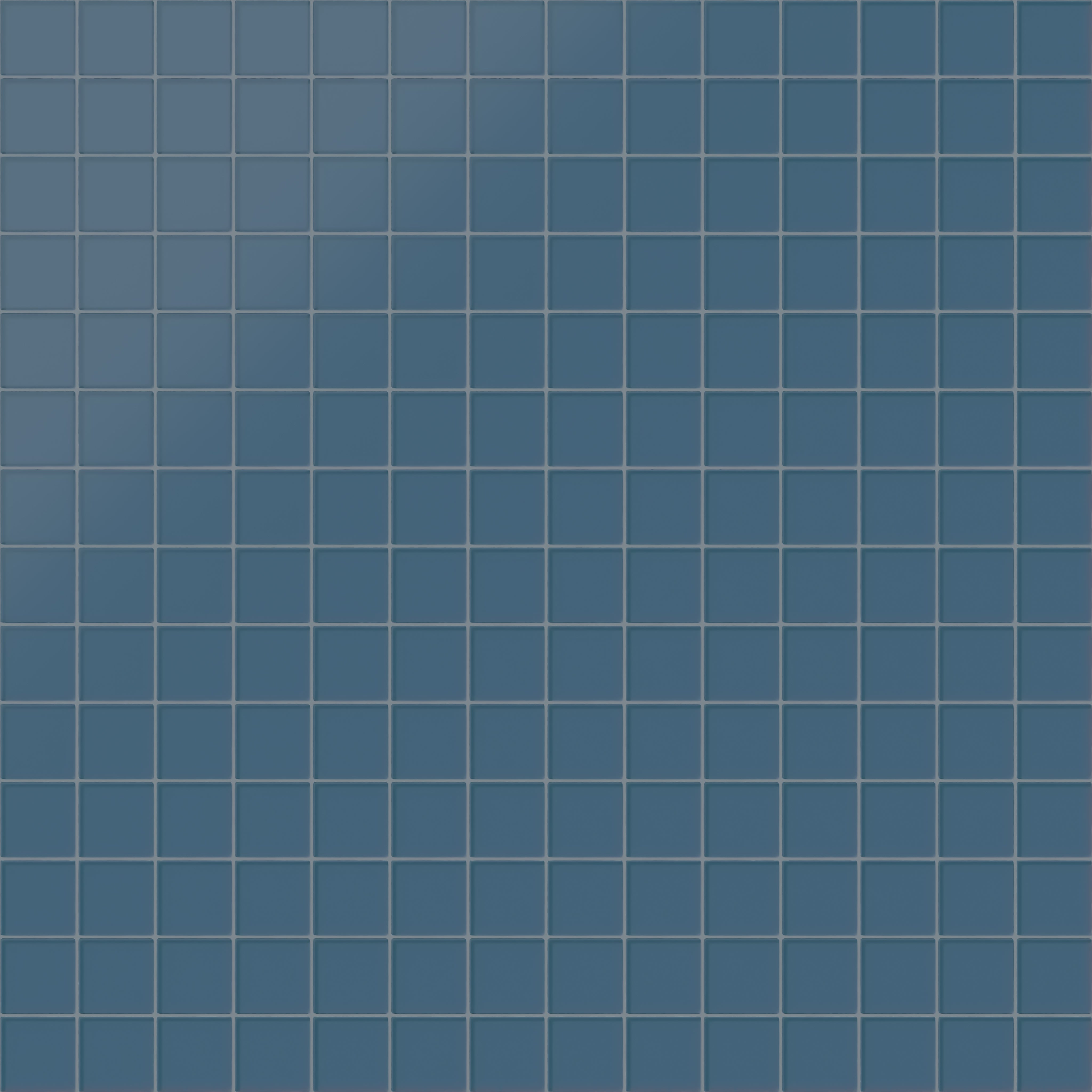 3x3 Straight Set Sheeted Glass Mosaic Tile in Blue Jay Matte
