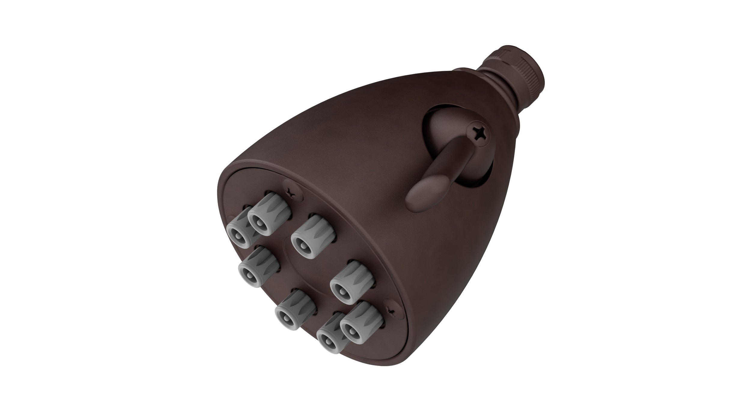 Shower Eight Jet Shower Head in Architectural Copper