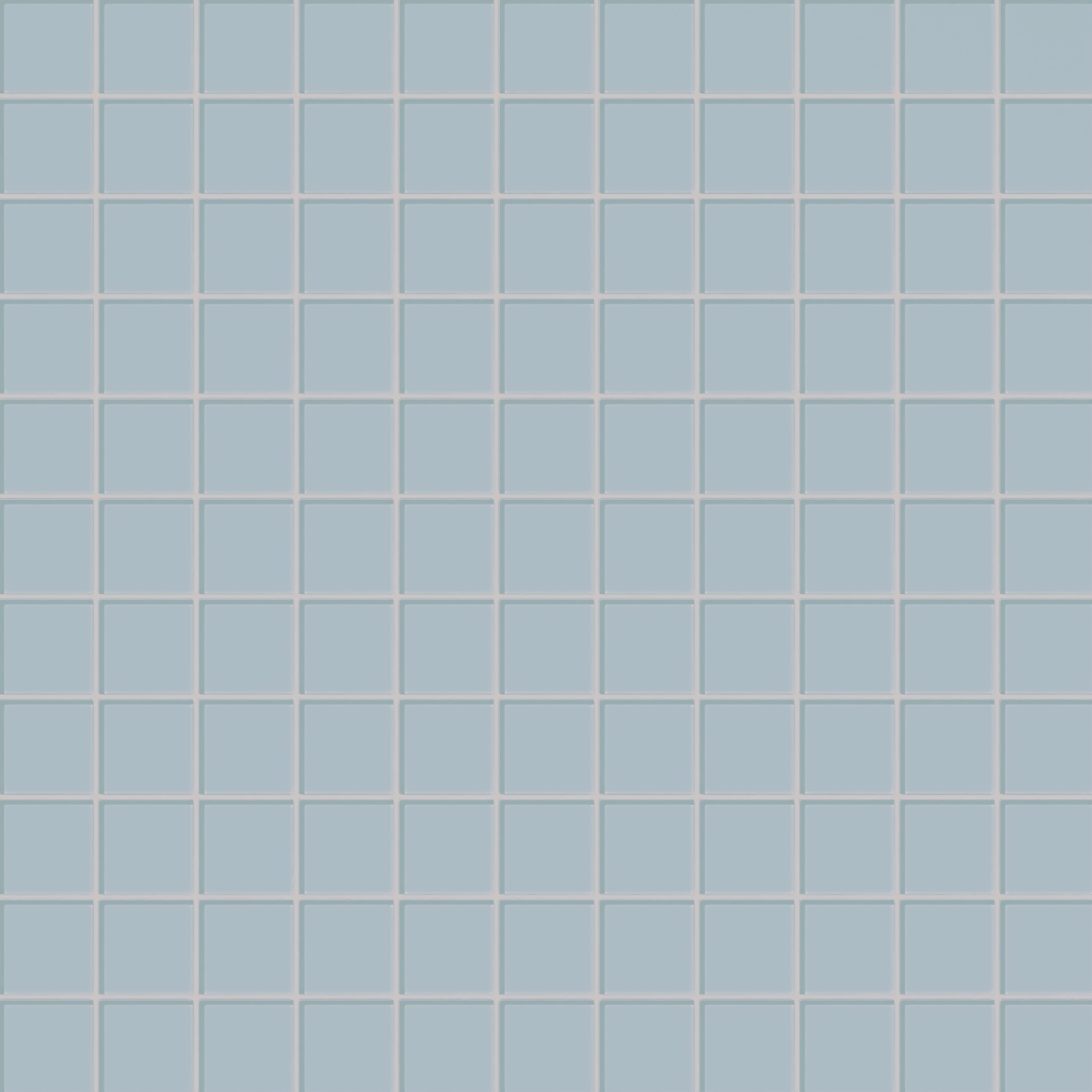 3x3 Straight Set Sheeted Glass Mosaic Tile in Partridge Gloss