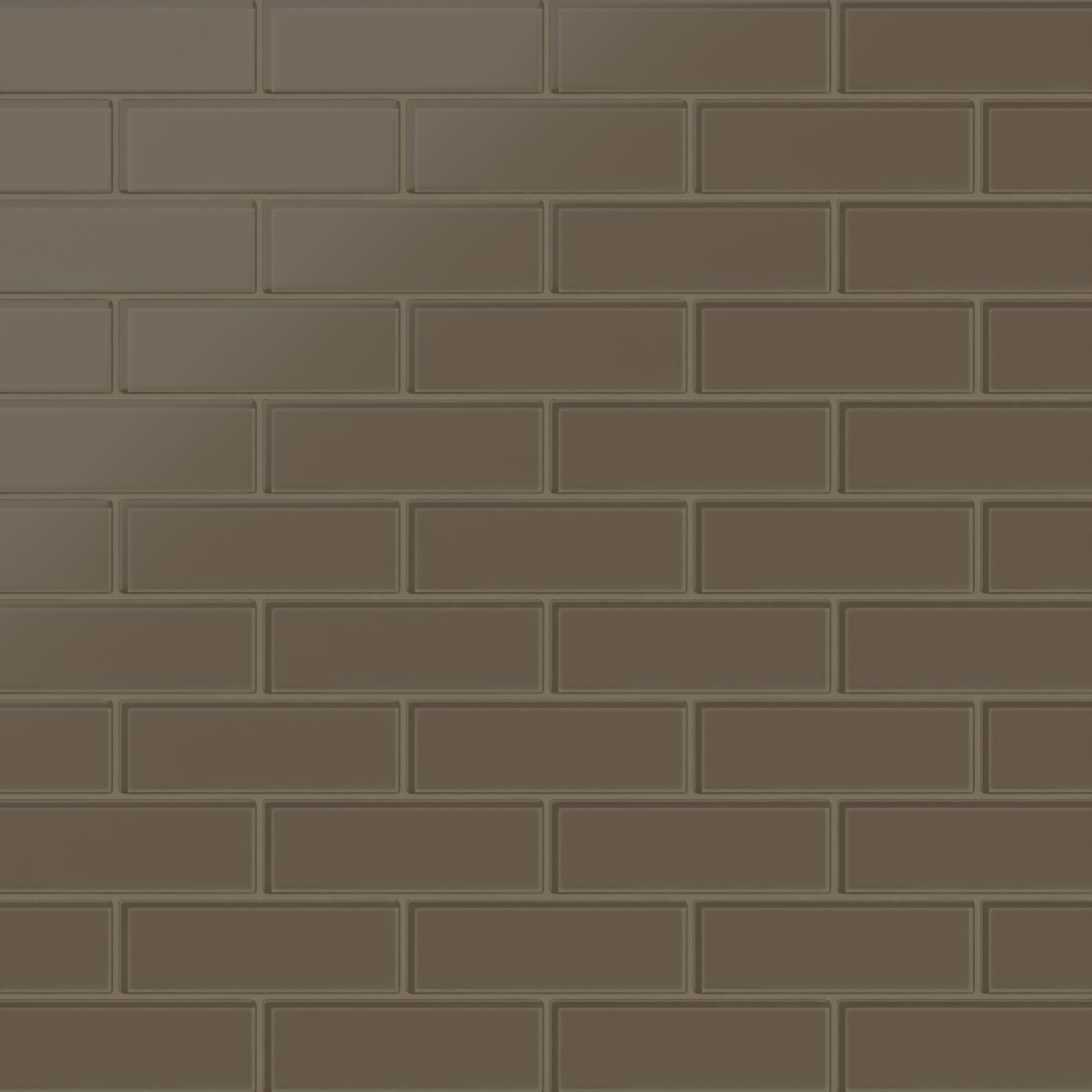 2x6 Glass Tile in Albatross Matte