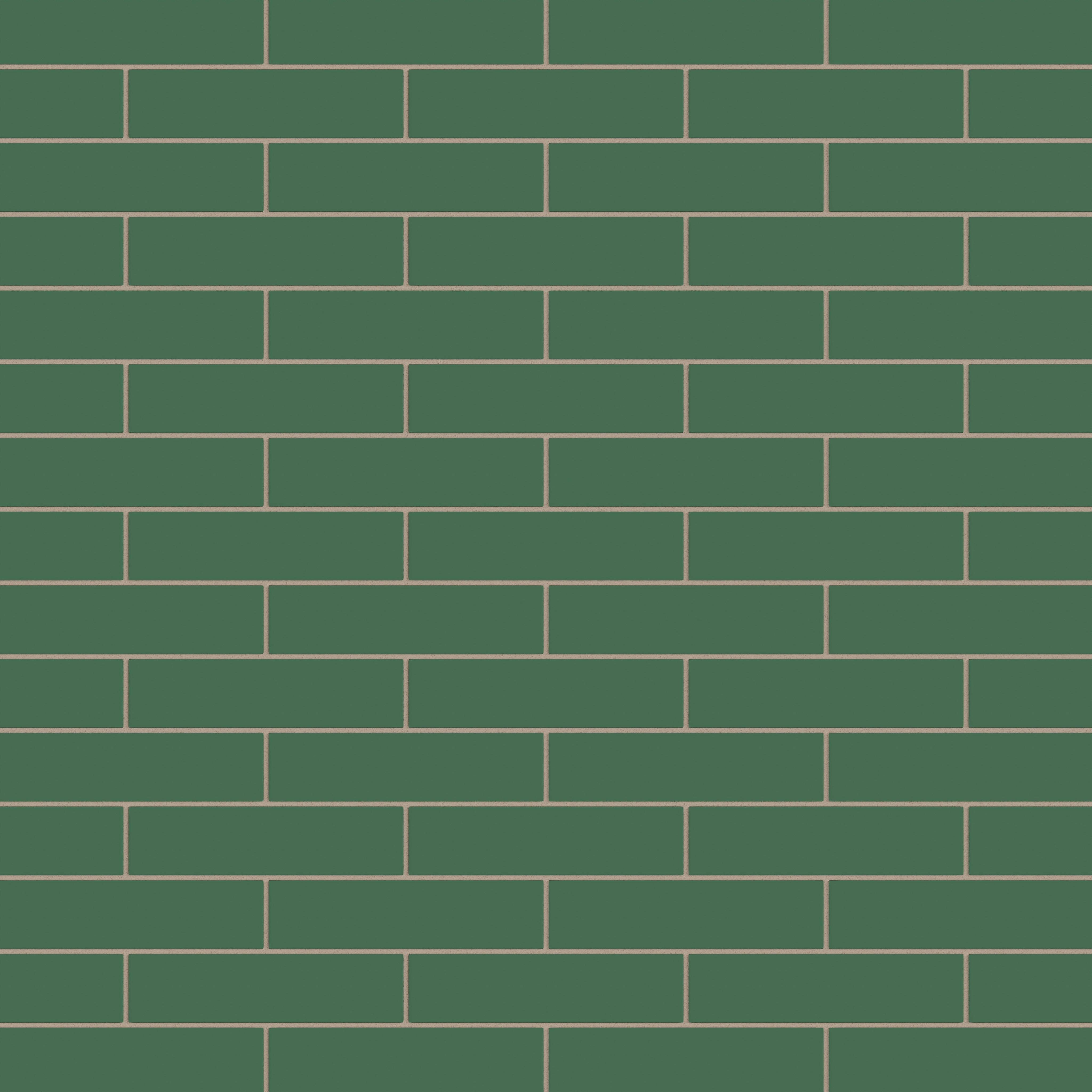 2x8 Natural Press Ceramic Tile in Viridian Matte