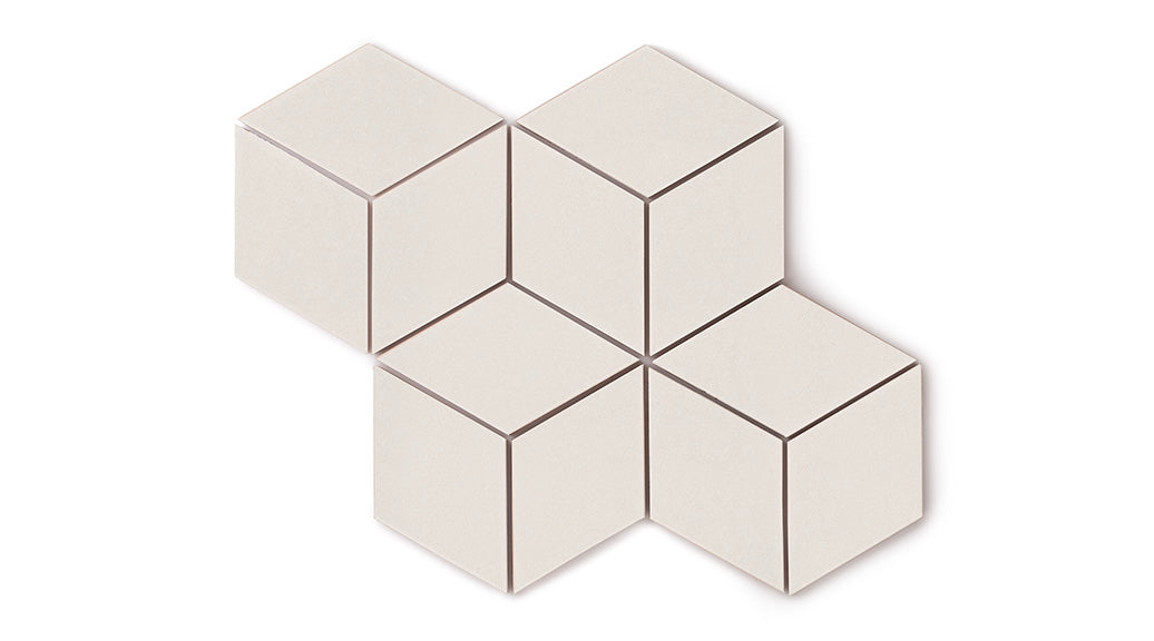 Large Diamond Original Ceramic Tile in Feldspar Matte