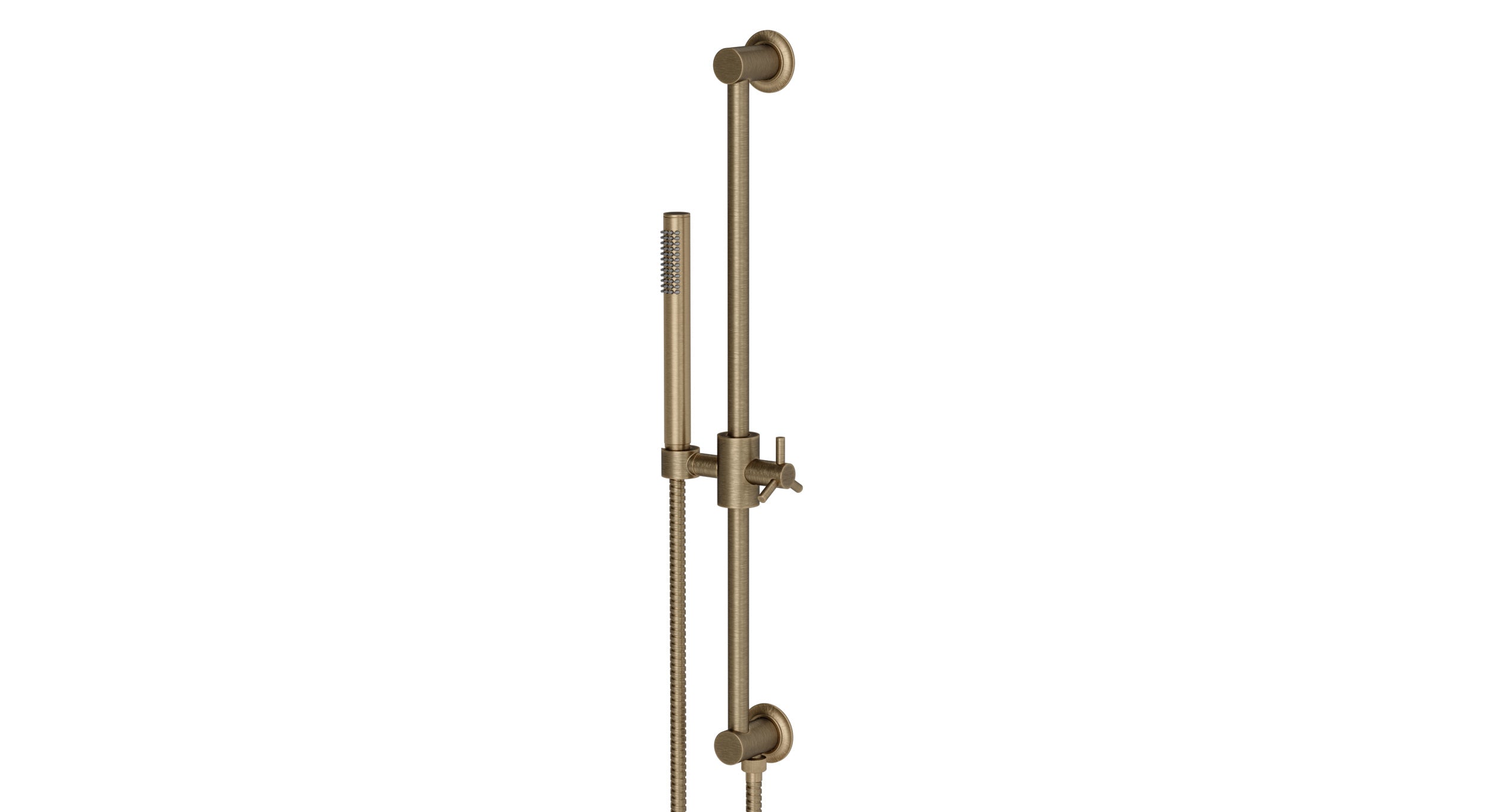 Emerson Positioning Bar Kit - Less Hand Shower in Antique Brass