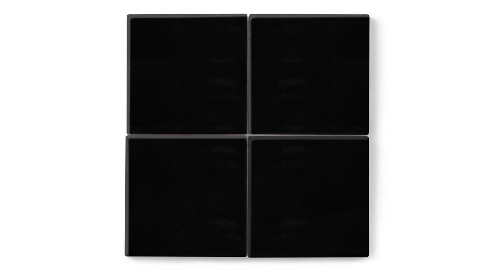 8x8 Original Ceramic Tile in Raven Gloss
