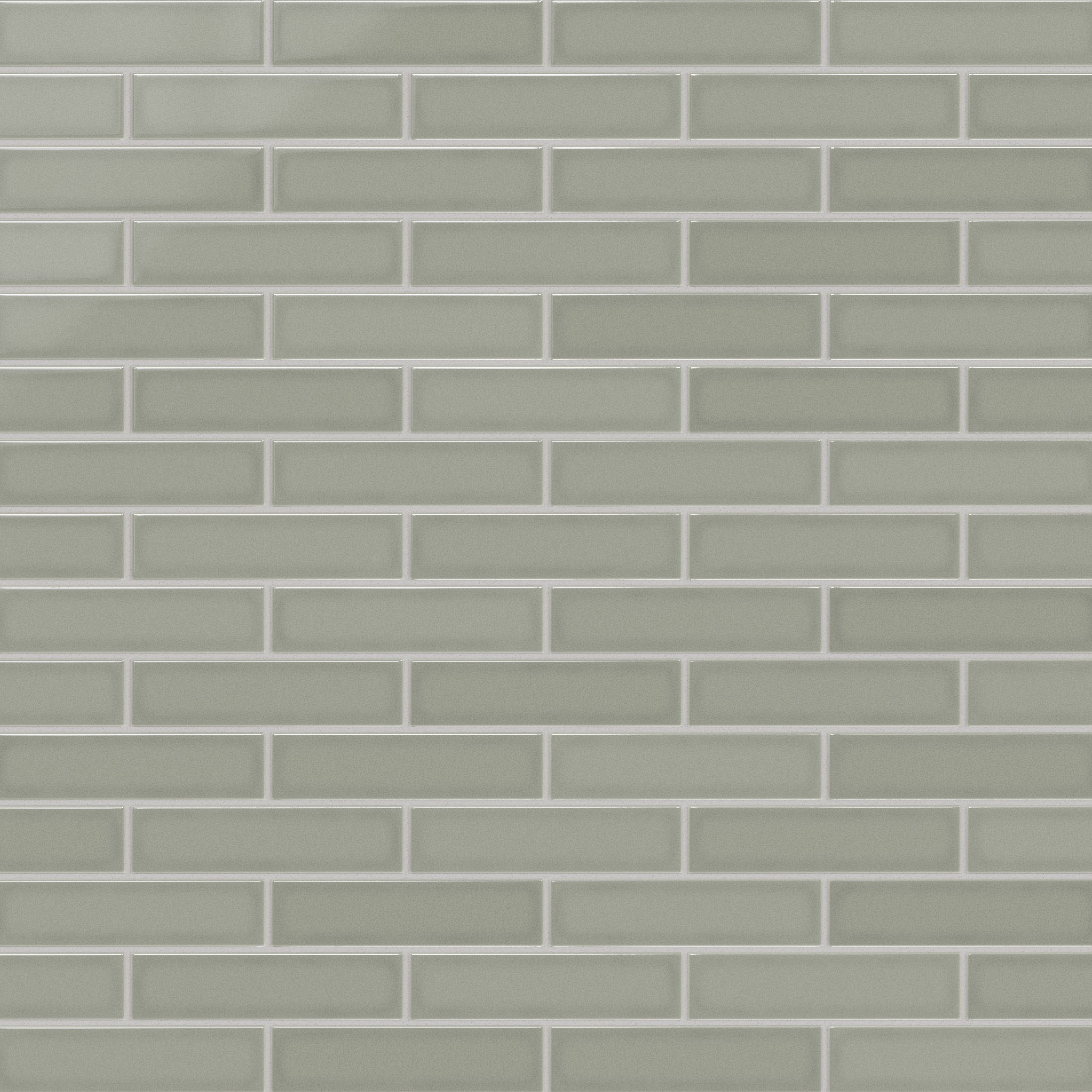 2x8 Original Ceramic Tile in Overcast Gloss