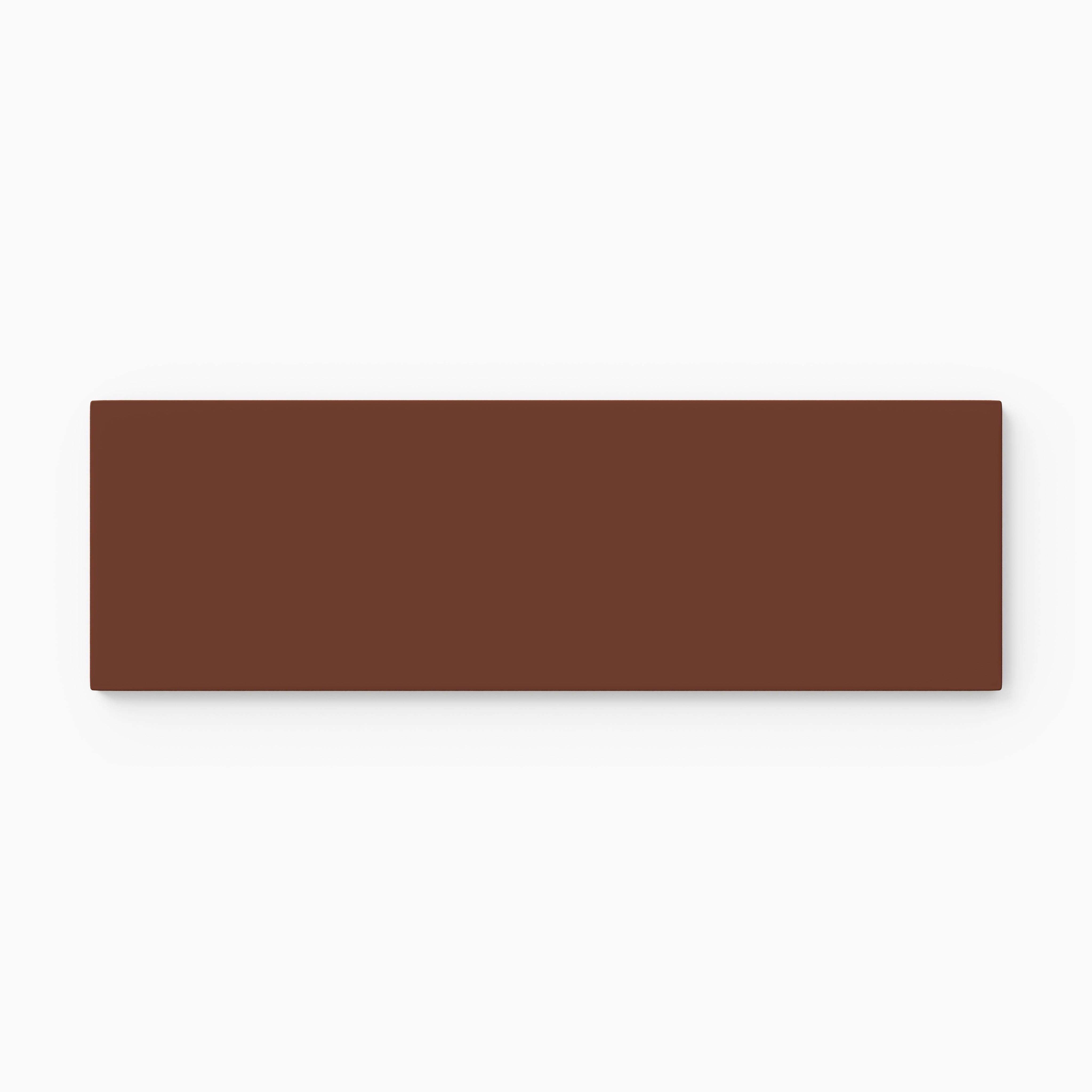 3x9 Natural Press Ceramic Tile in Red Iron Oxide Matte