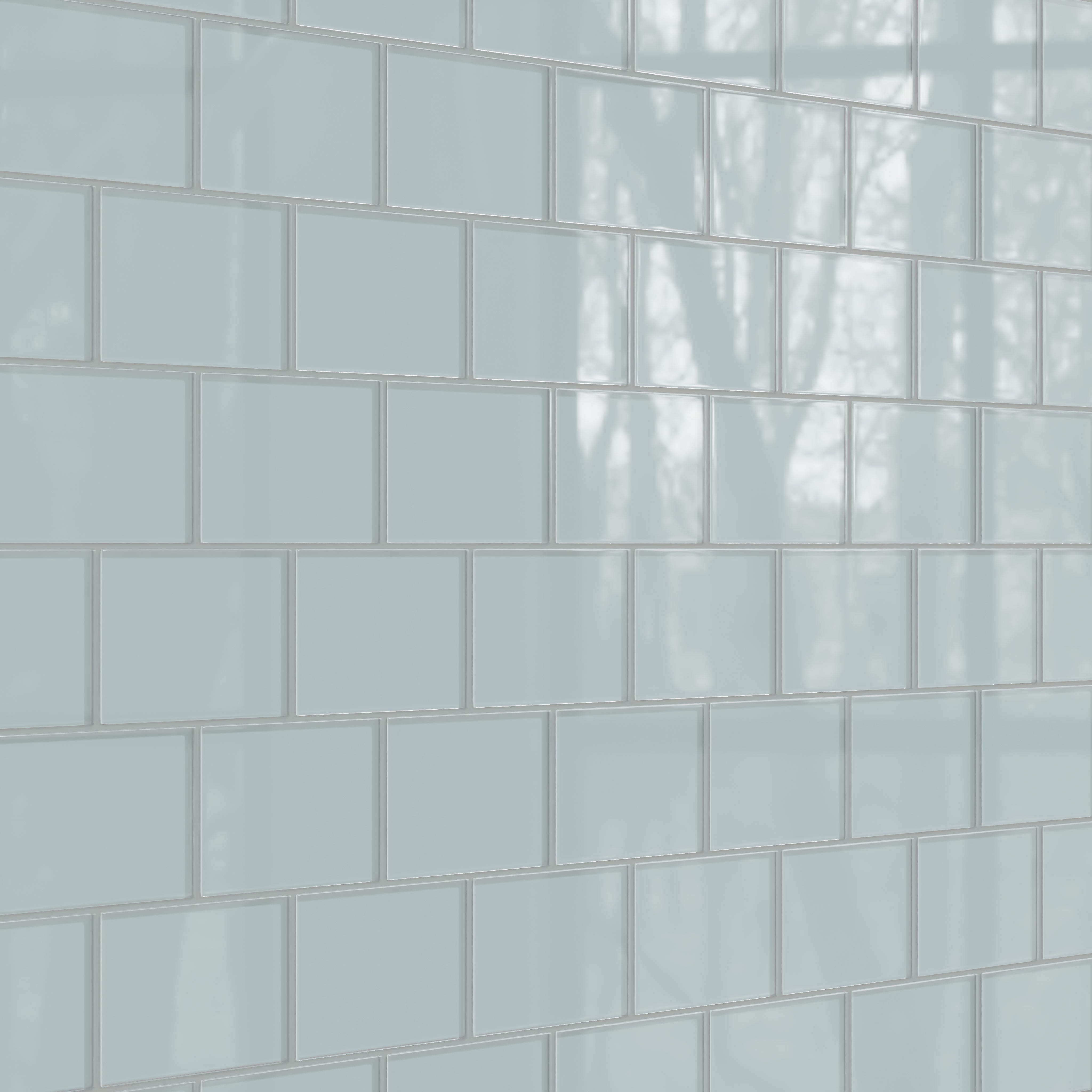 4x6 Glass Tile in Great Blue Heron Gloss