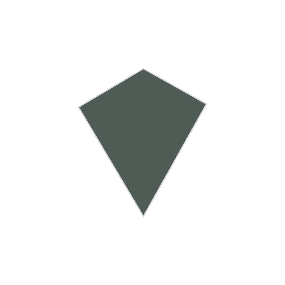 Hexite Original Ceramic Tile in Tempest Matte