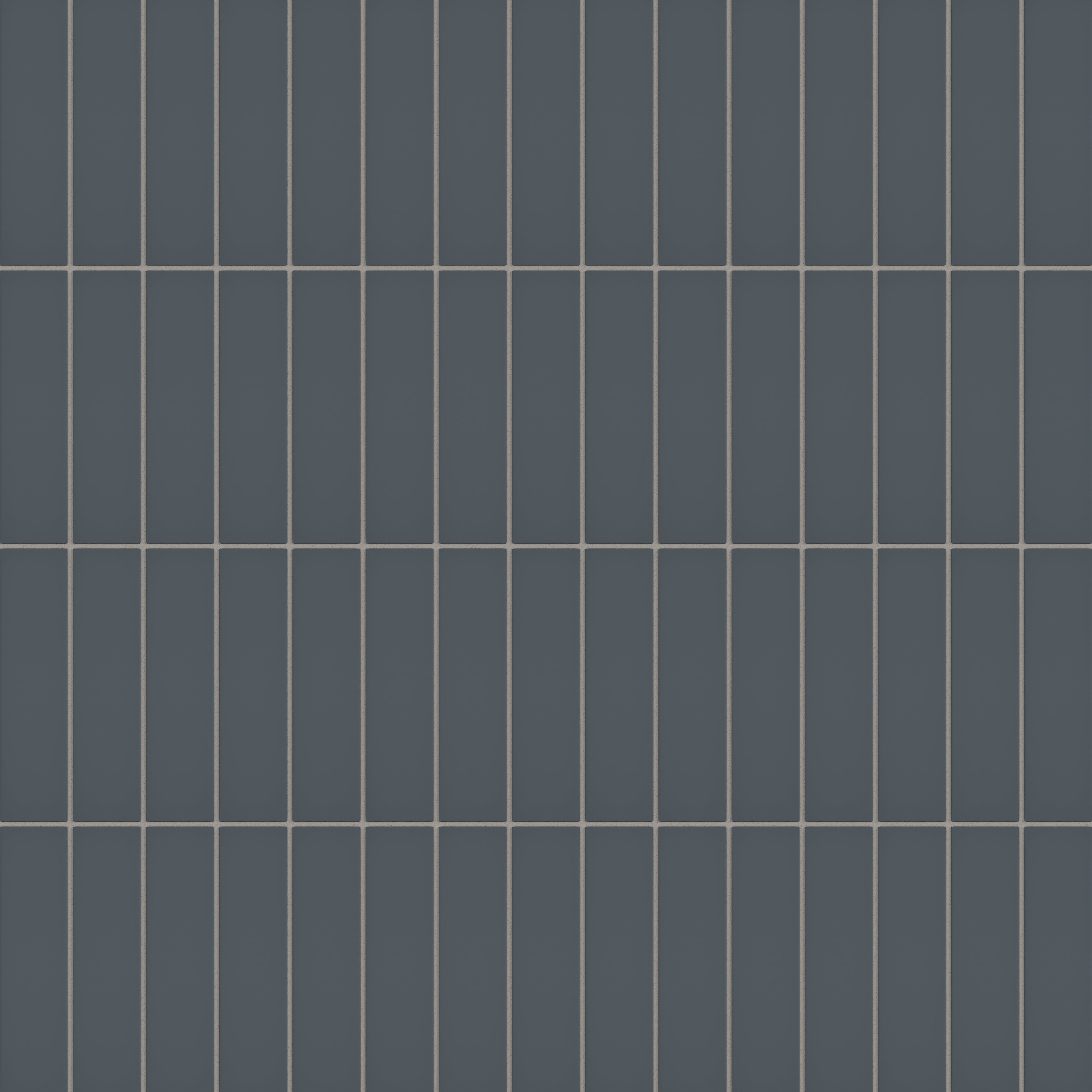 2x8 Natural Press Ceramic Tile in Indigo Matte