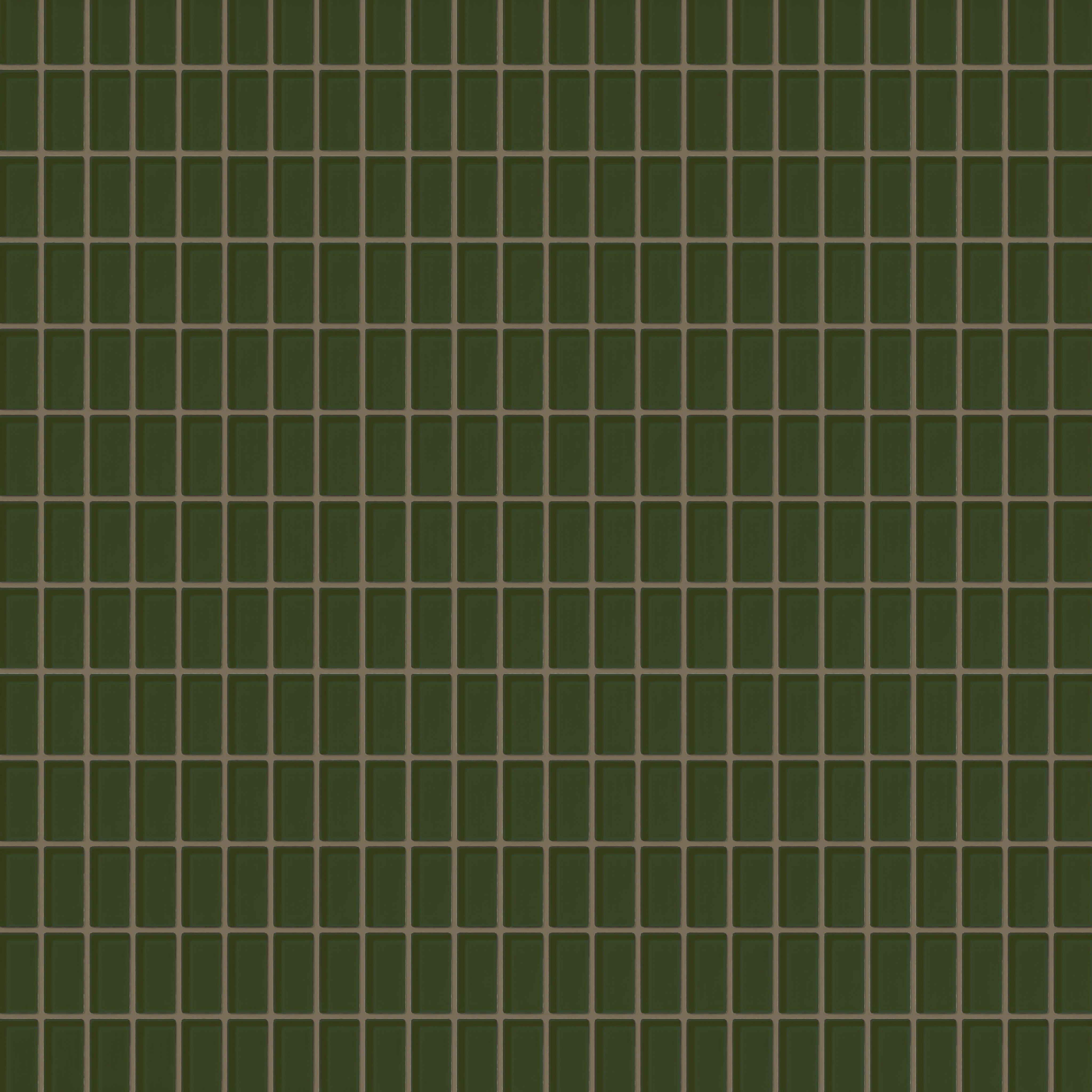 1x2 Straight Set Sheeted Glass Mosaic Tile in Starling Gloss