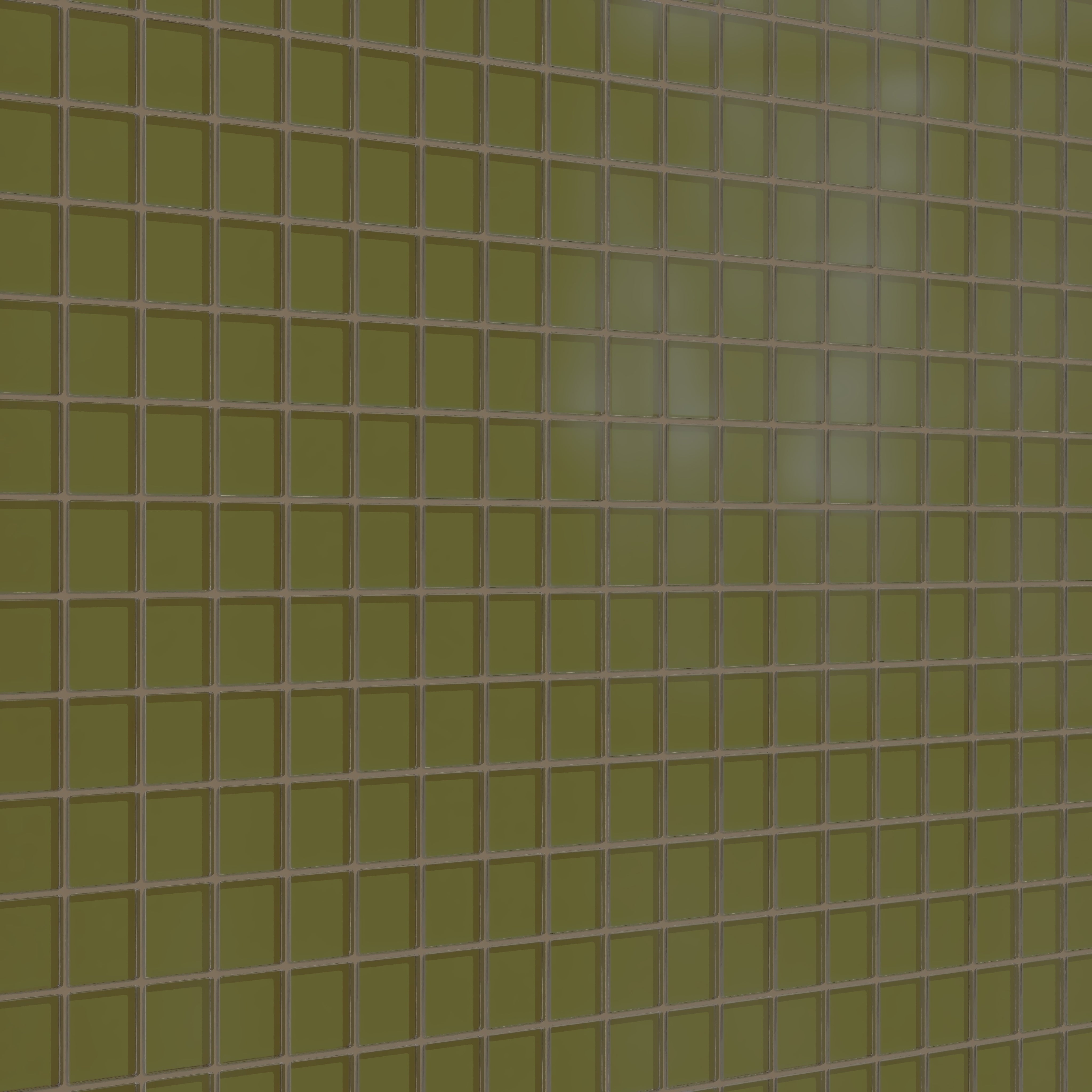 2x2 Straight Set Sheeted Glass Mosaic Tile in Cormorant Matte
