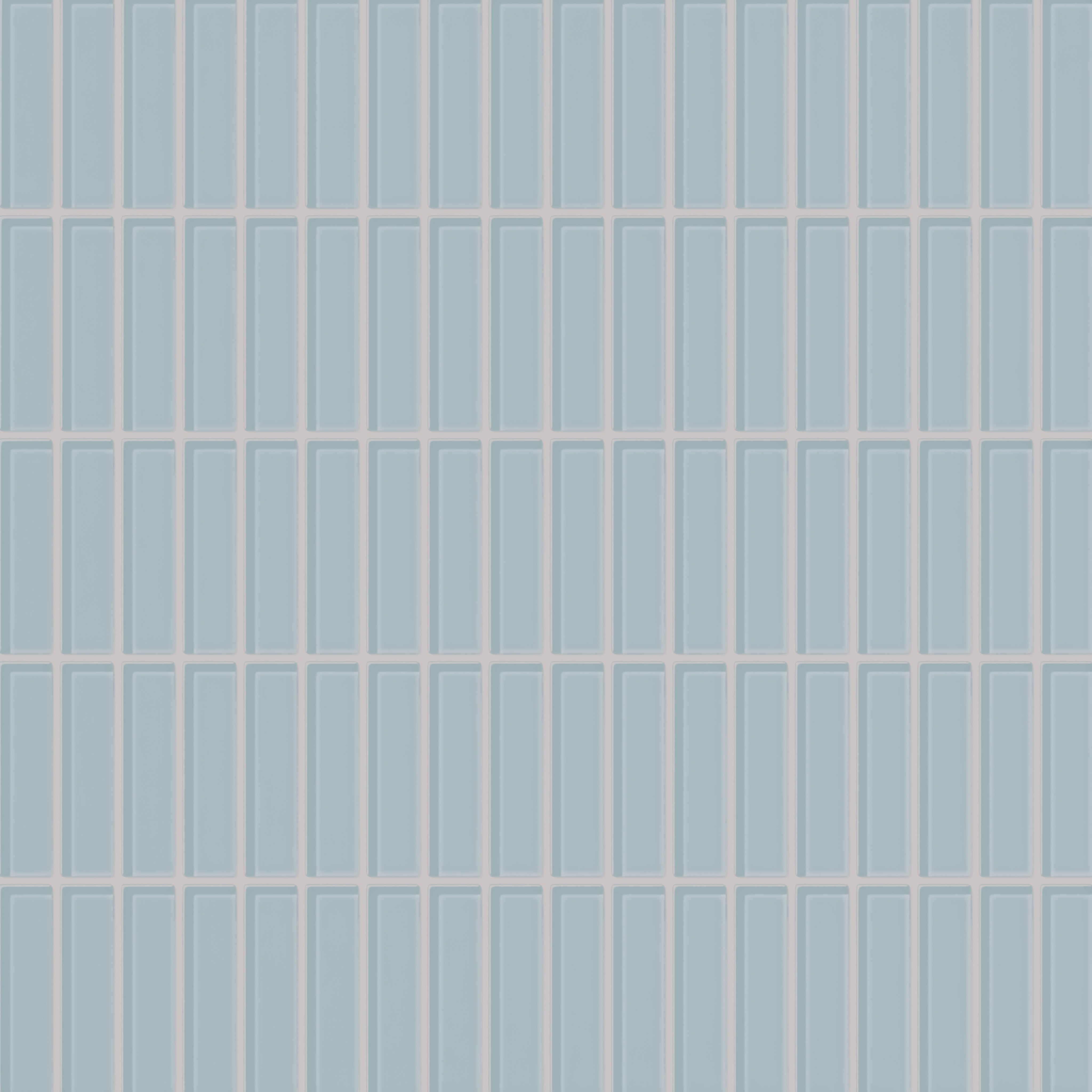 1x4 Straight Set Sheeted Glass Mosaic Tile in Partridge Gloss