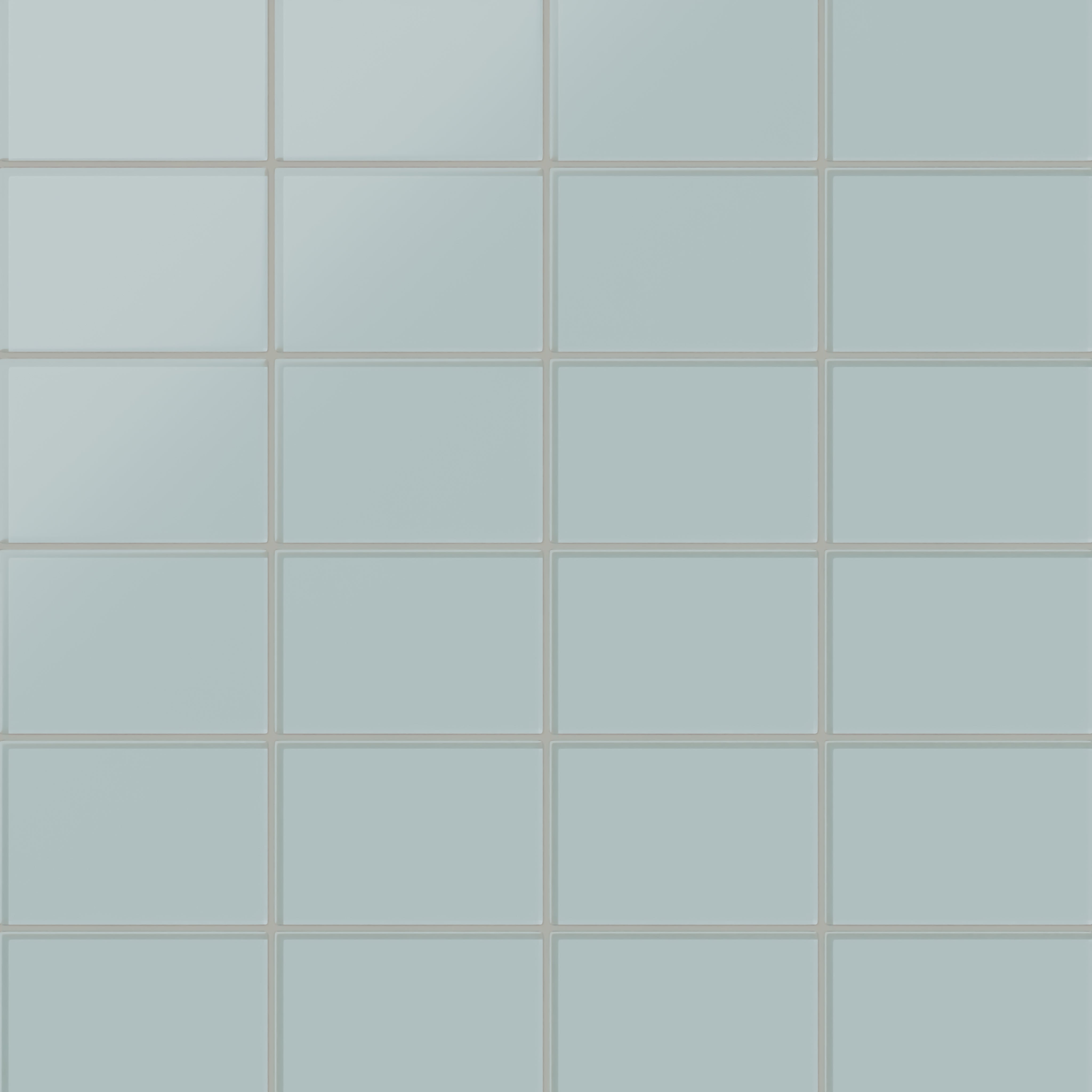 4x6 Glass Tile in Great Blue Heron Matte
