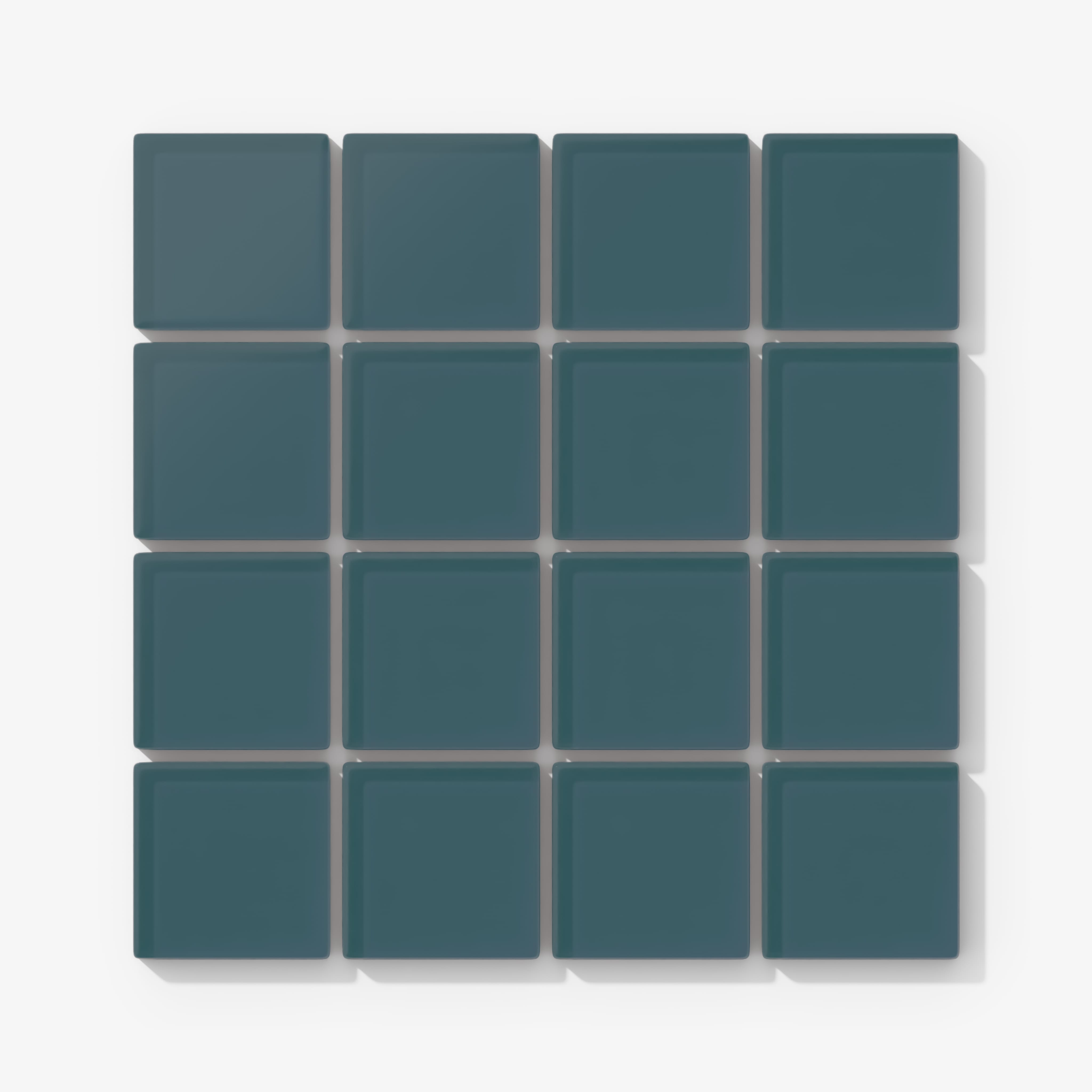Factory Sale 2x2 Straight Set Sheeted Glass Mosaic Tile in Magpie Matte