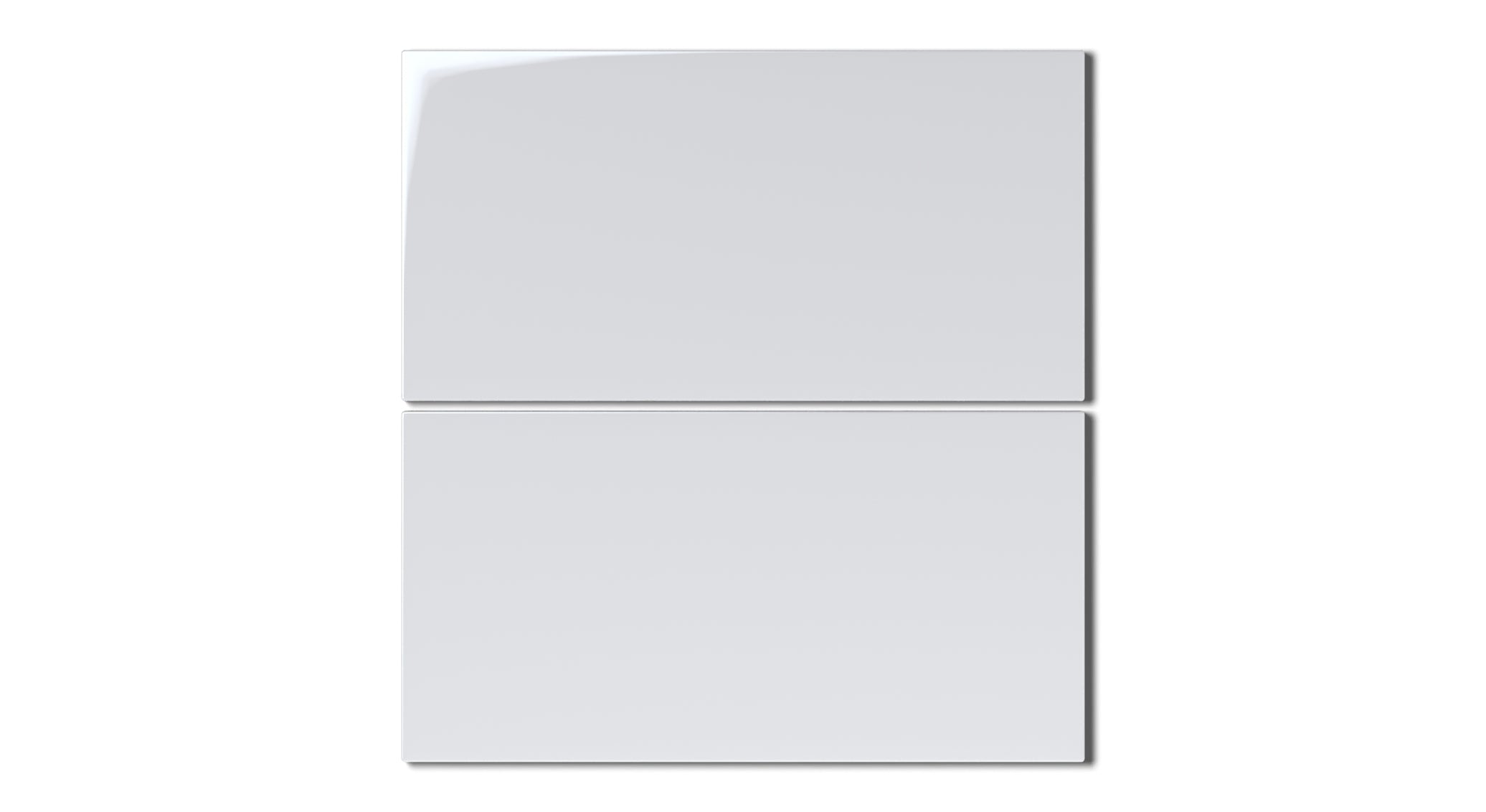 6x12 Natural Press Ceramic Tile in Tin Oxide Gloss