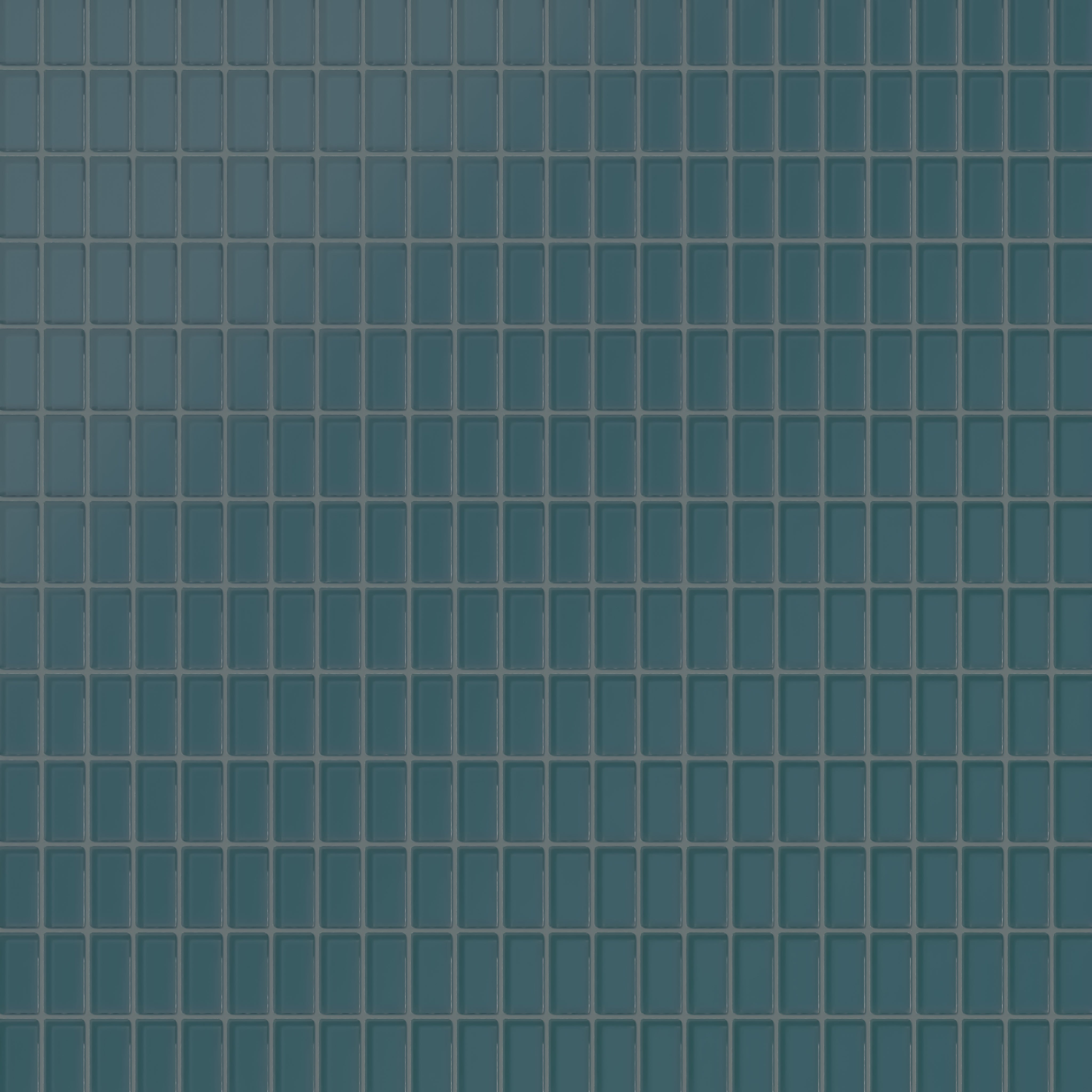 1x2 Straight Set Sheeted Glass Mosaic Tile in Magpie Matte
