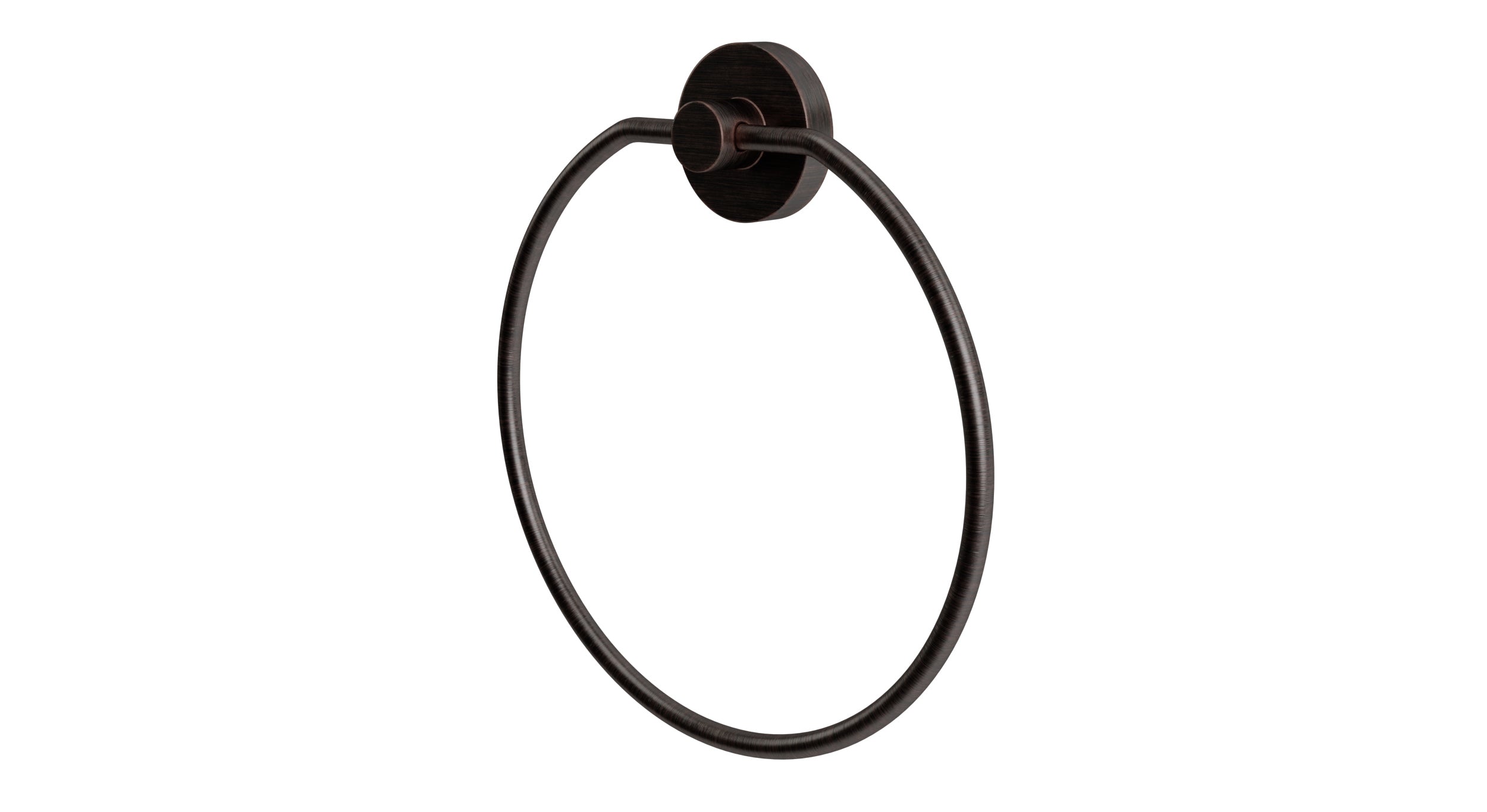 Flatiron Towel Ring in Antique Bronze