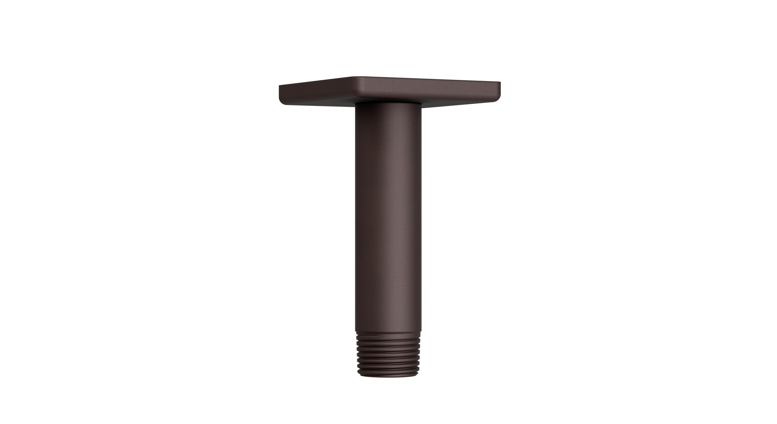 Flatiron 4" Straight Shower Arm with Flange in Architectural Copper