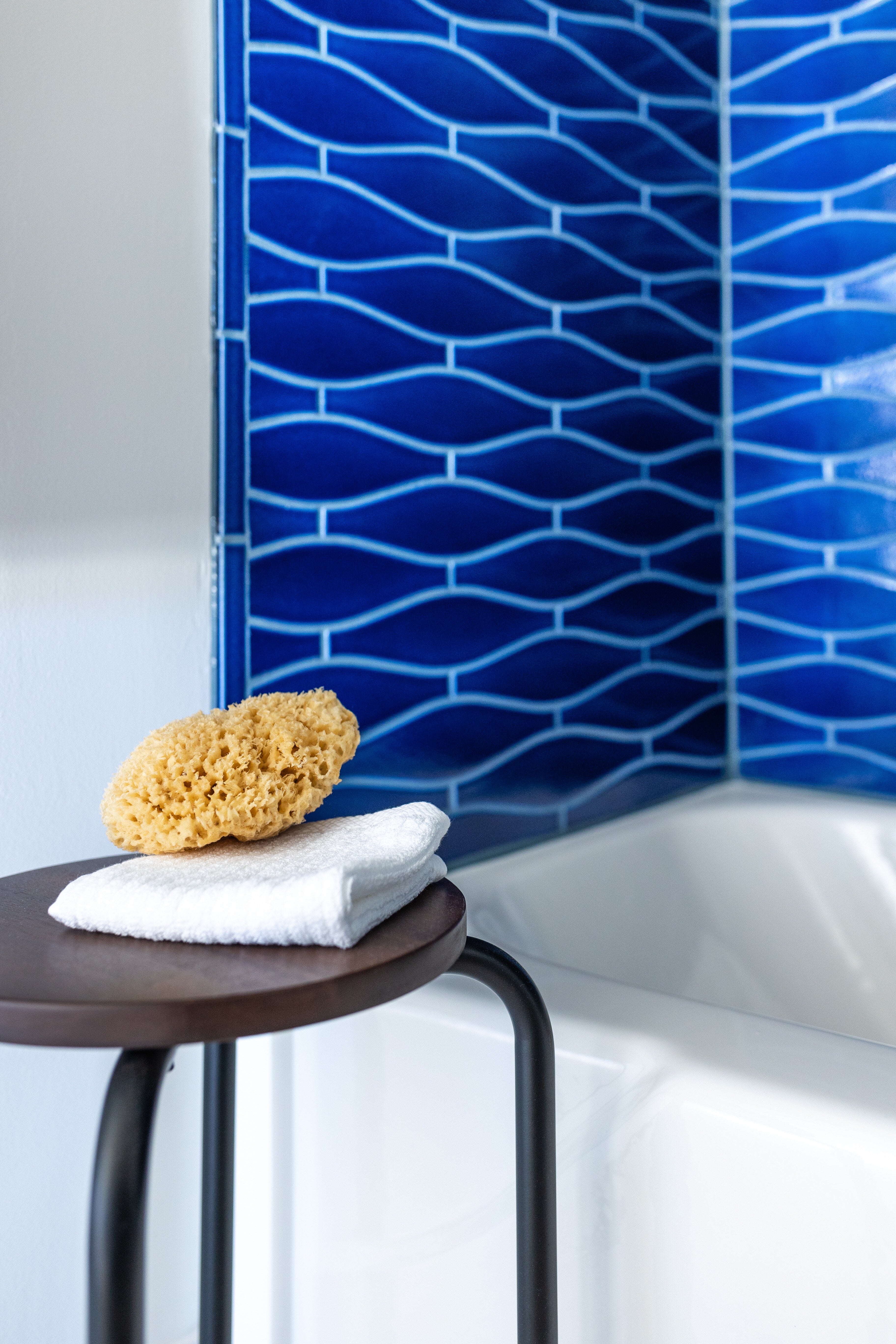 Wave Original Ceramic Tile in Lake Tahoe Gloss