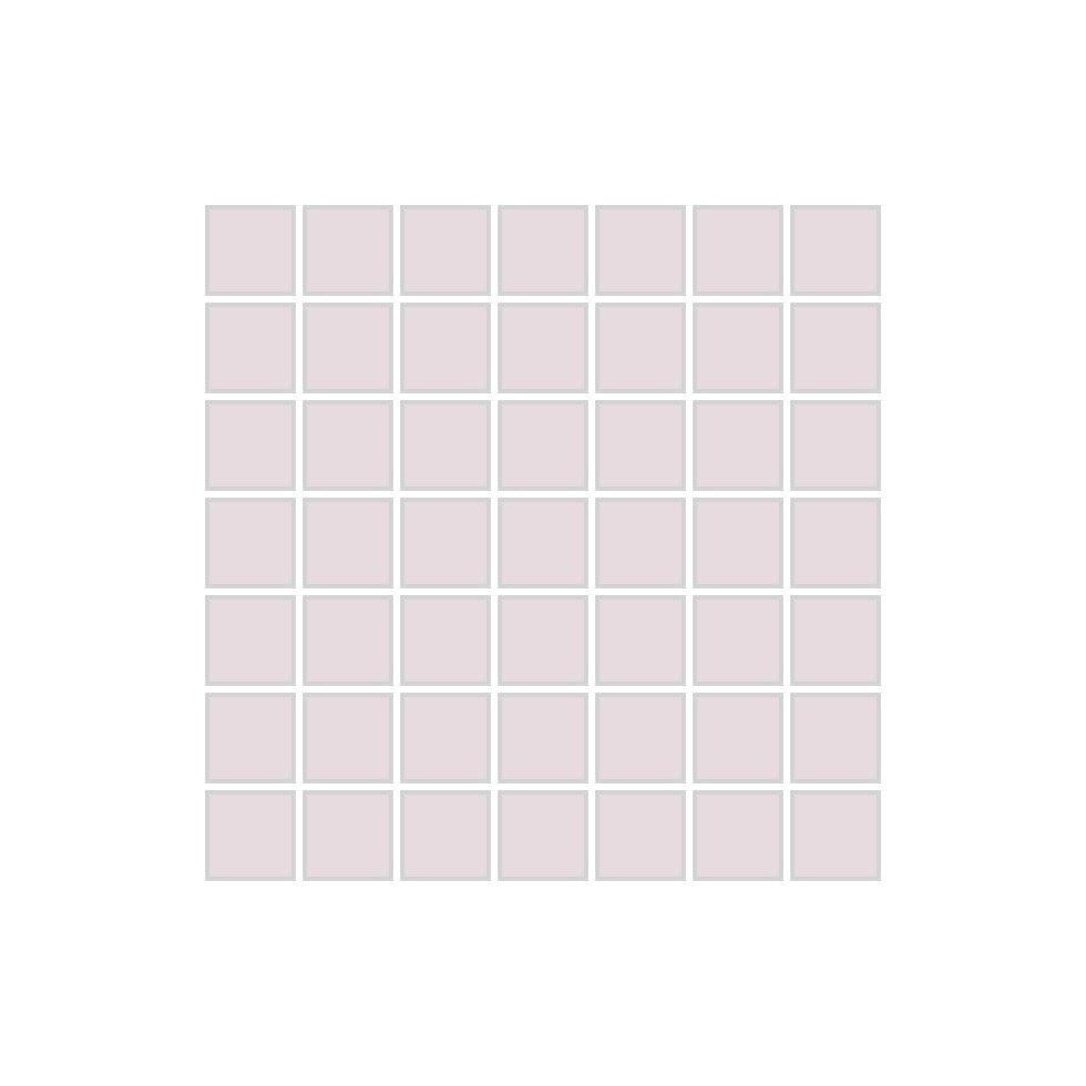 1x1 Straight Set Sheeted Original Ceramic Mosaic Tile in Evening Glow Matte
