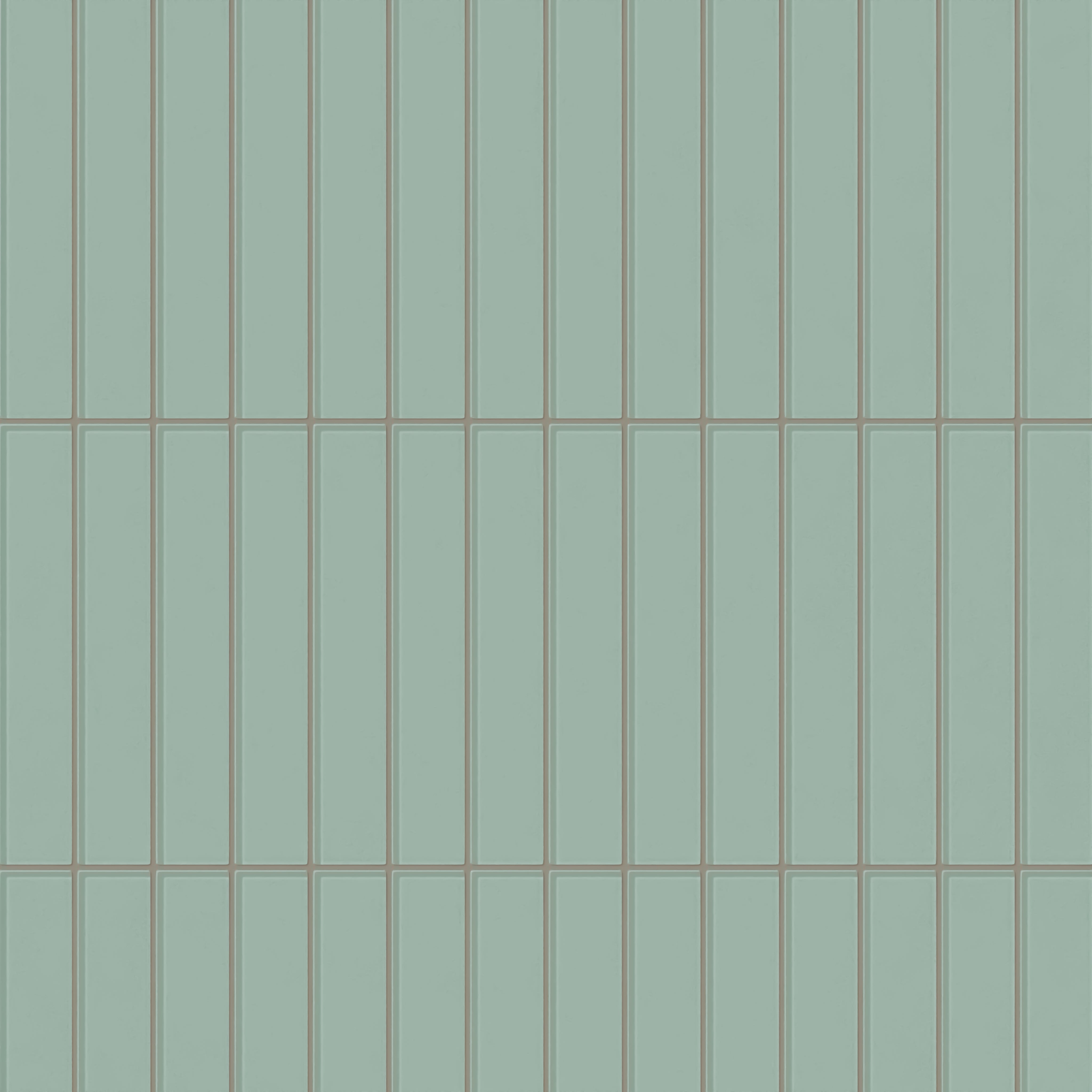 2x12 Glass Tile in Kingfisher Gloss