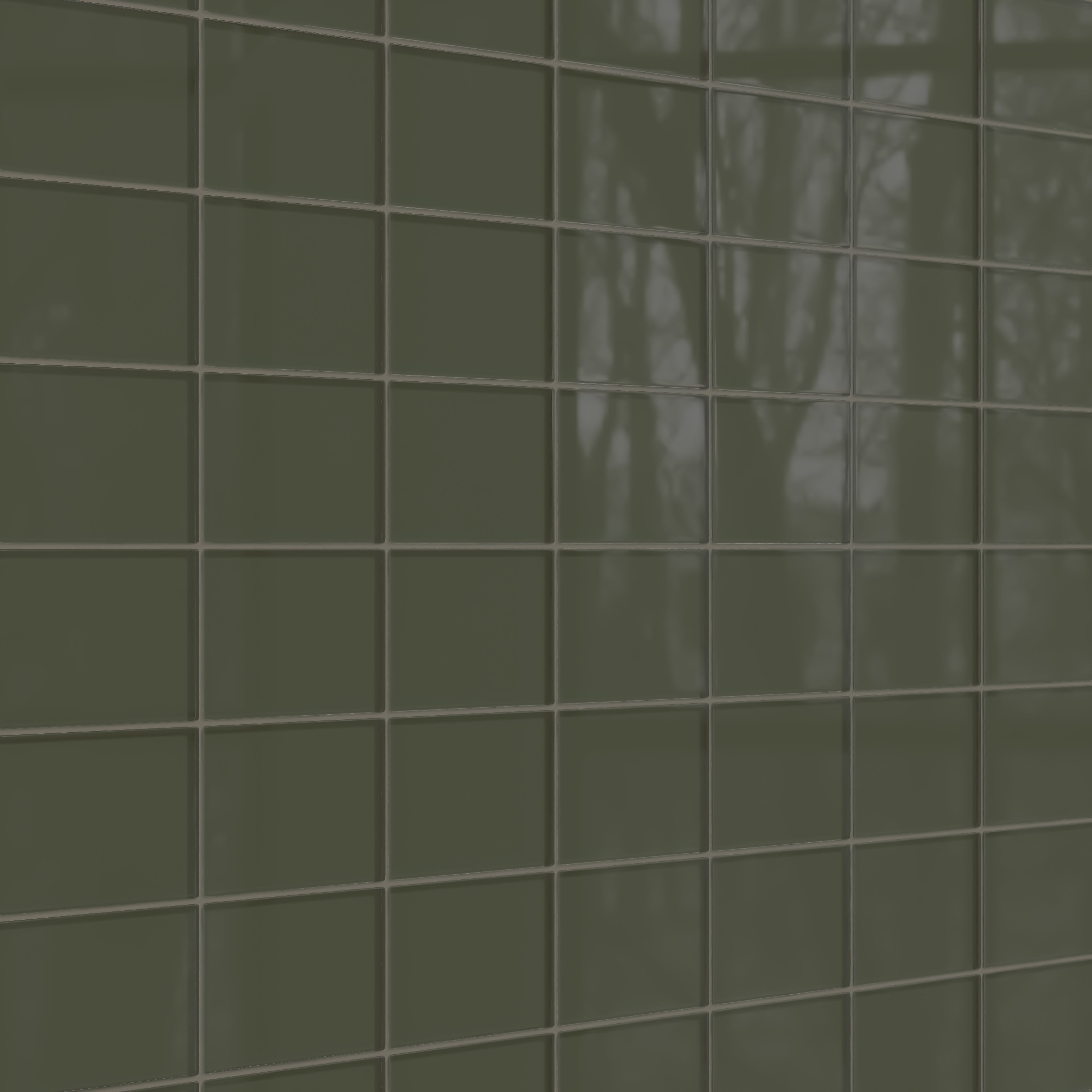 4x6 Glass Tile in Roadrunner Gloss
