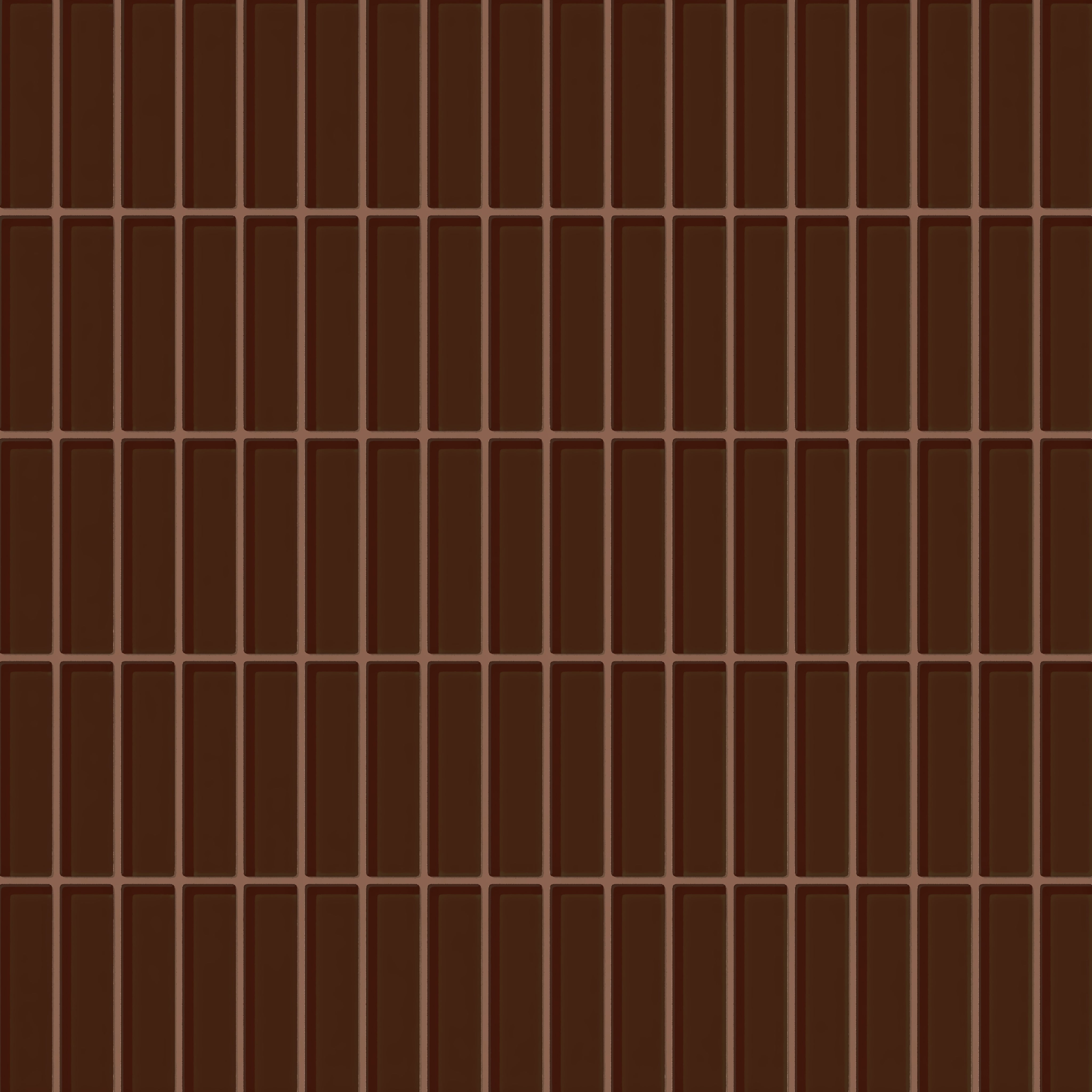 1x4 Straight Set Sheeted Glass Mosaic Tile in Thrasher Gloss