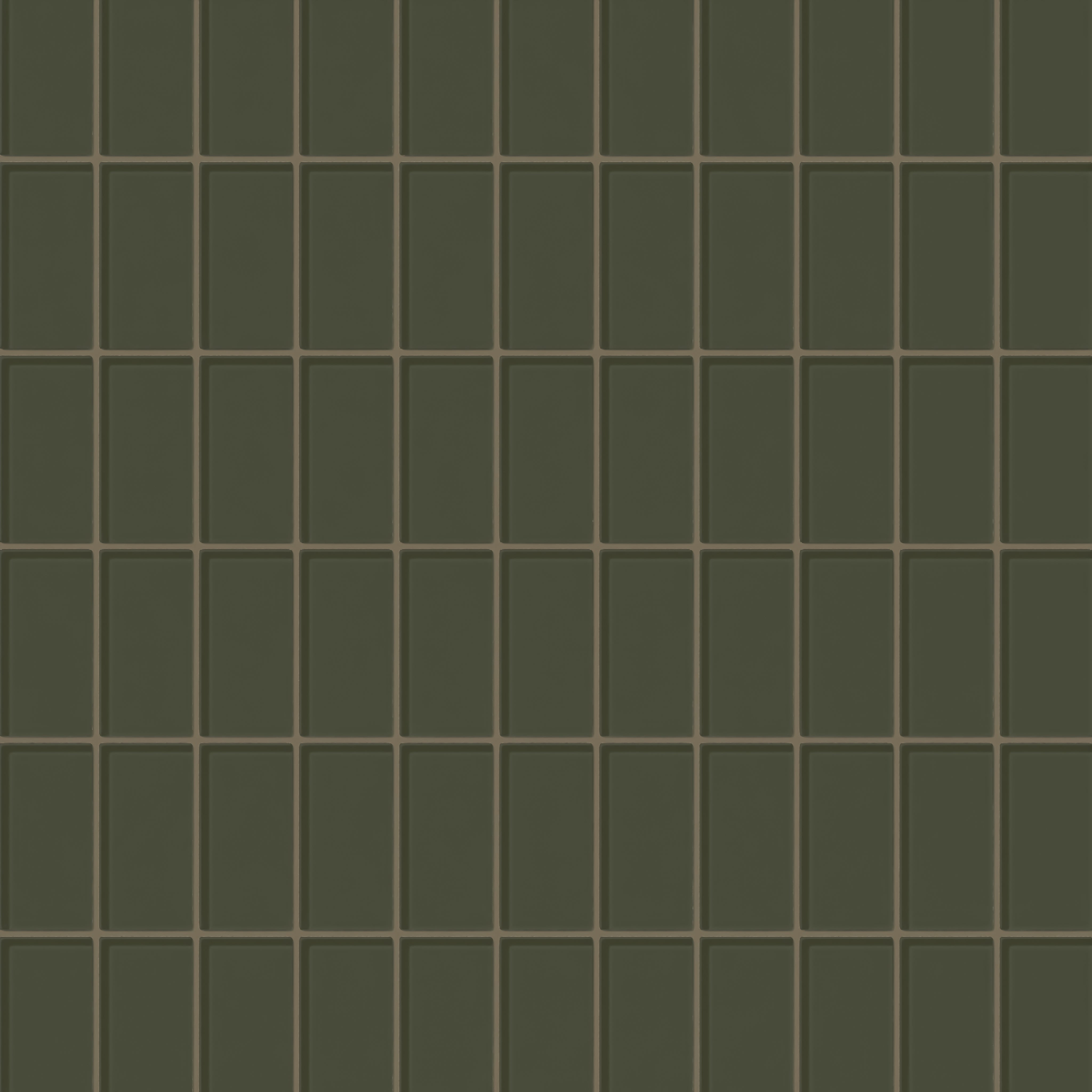 2x4 Straight Set Sheeted Glass Mosaic Tile in Roadrunner Gloss