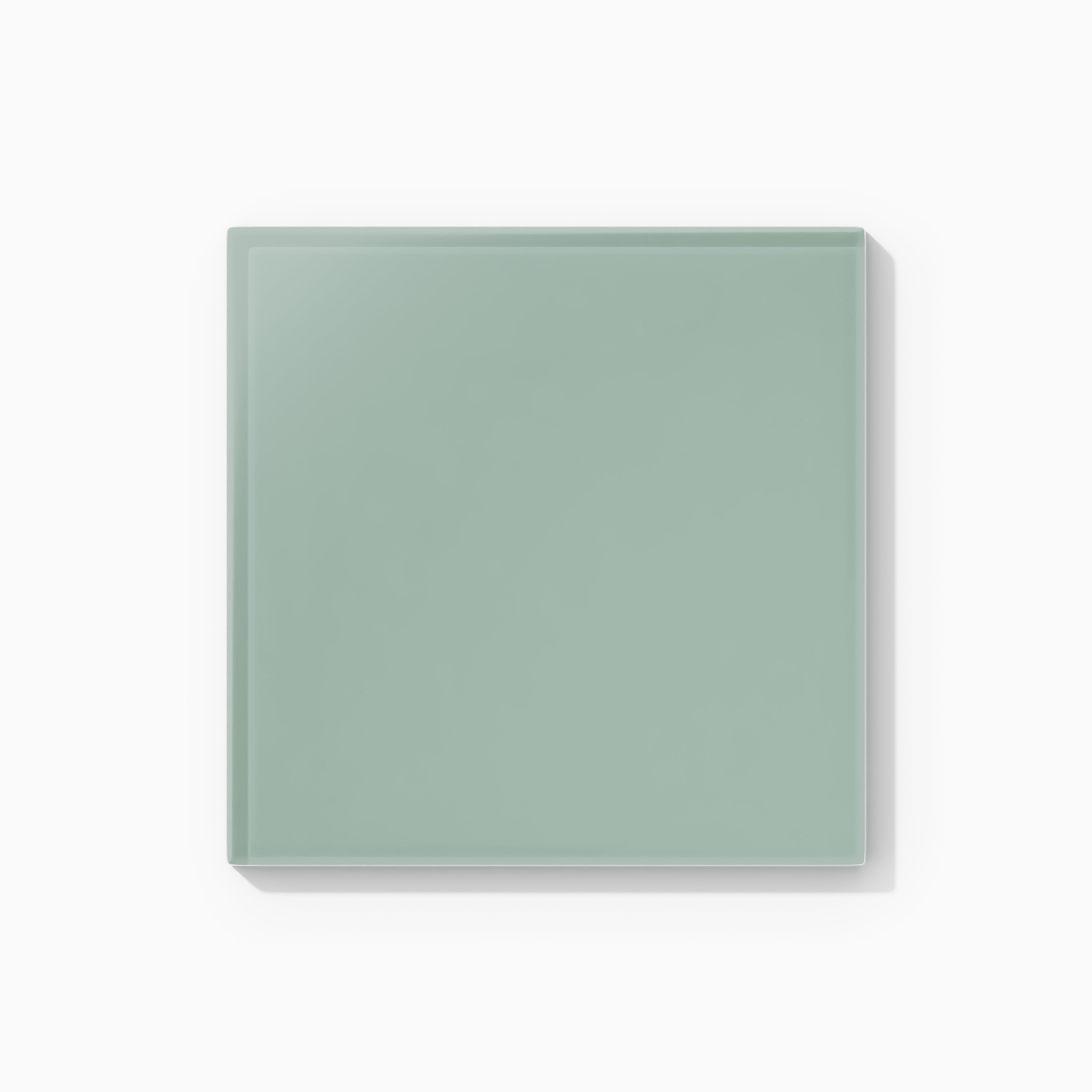 6x6 Glass Tile in Kingfisher Matte
