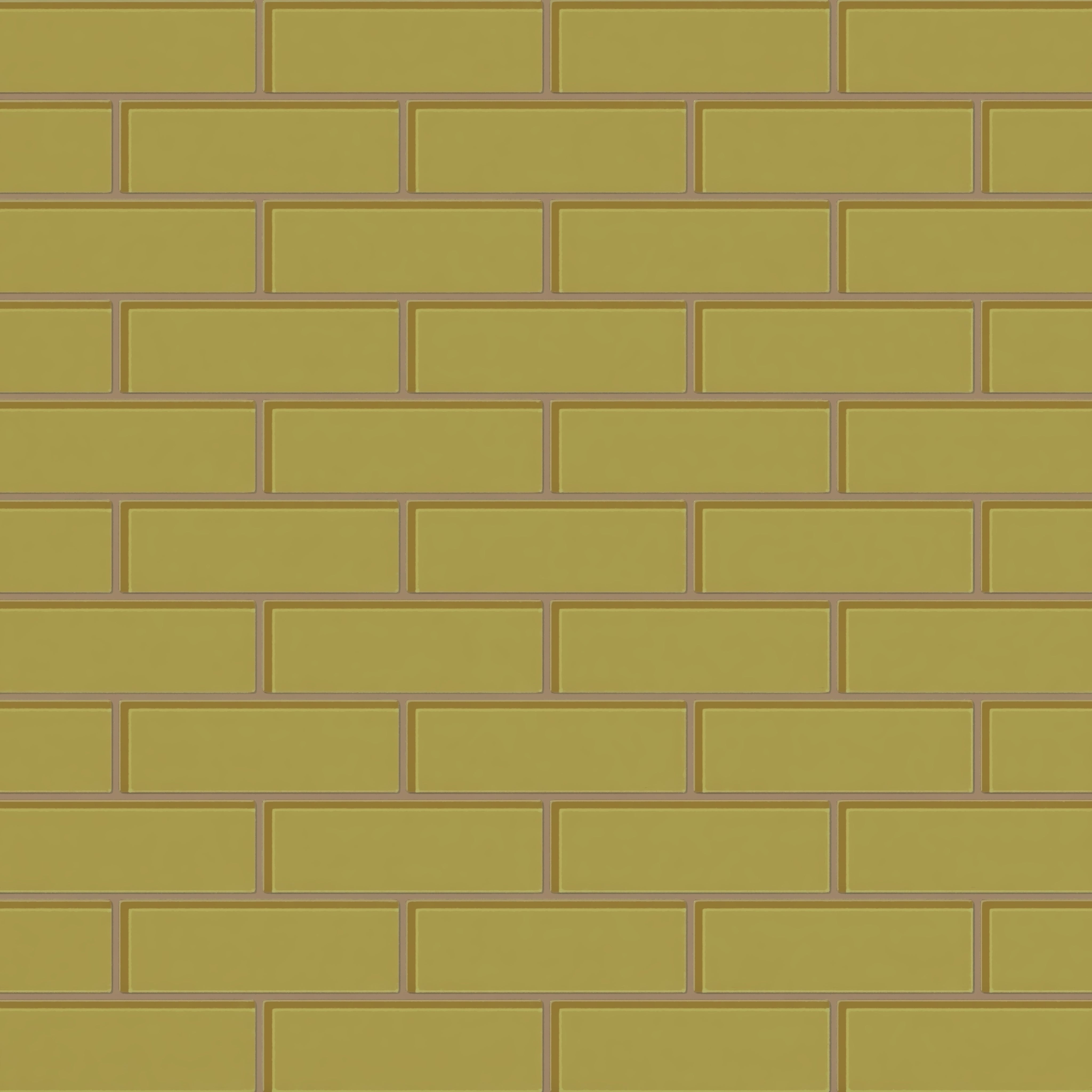 2x6 Glass Tile in Pine Siskin Gloss