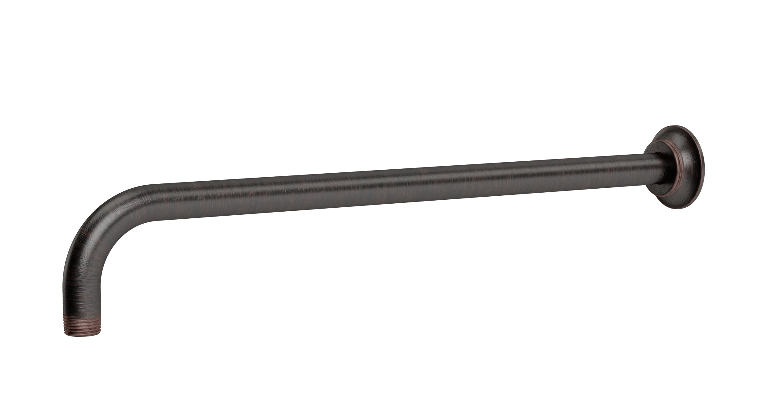 Emerson 90-Degree 16" Shower Arm with Flange in Antique Bronze