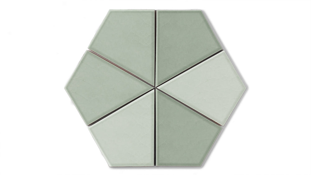 Hexite Original Ceramic Tile in Rosemary Gloss