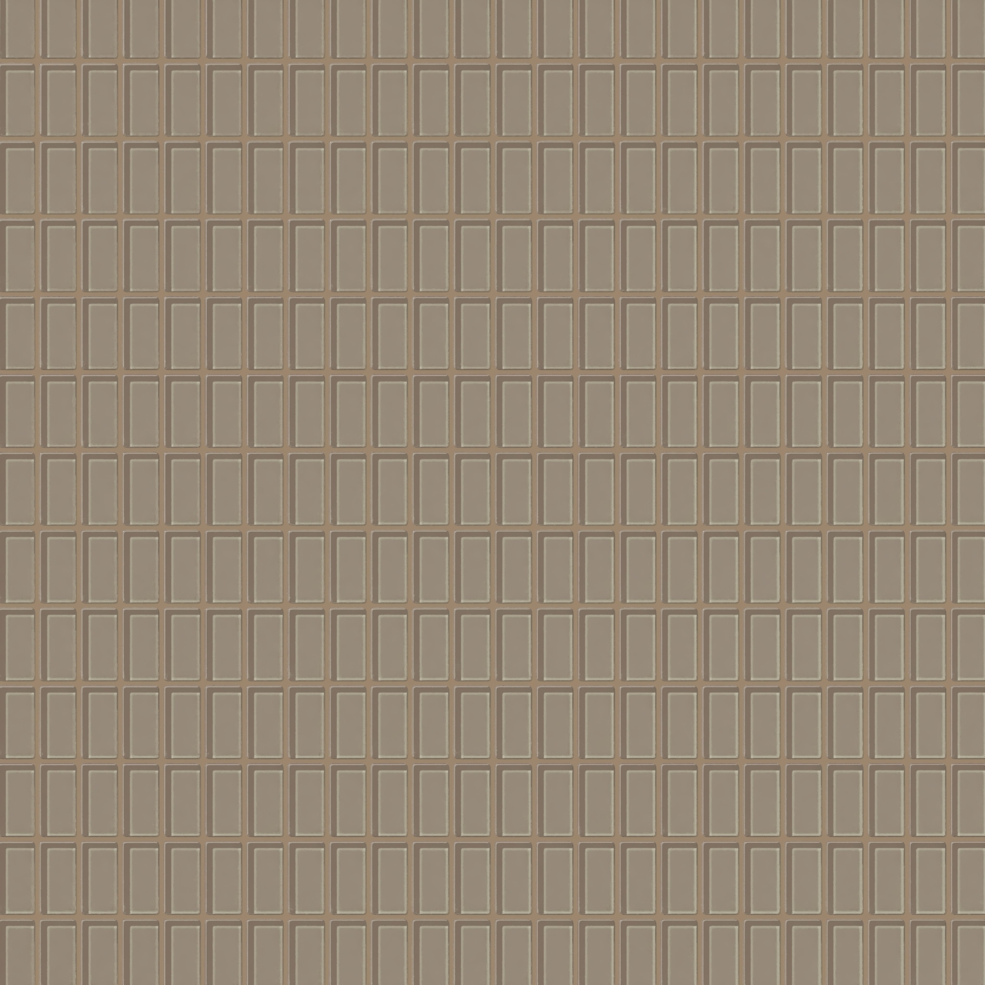 1x2 Straight Set Sheeted Glass Mosaic Tile in Quail Gloss