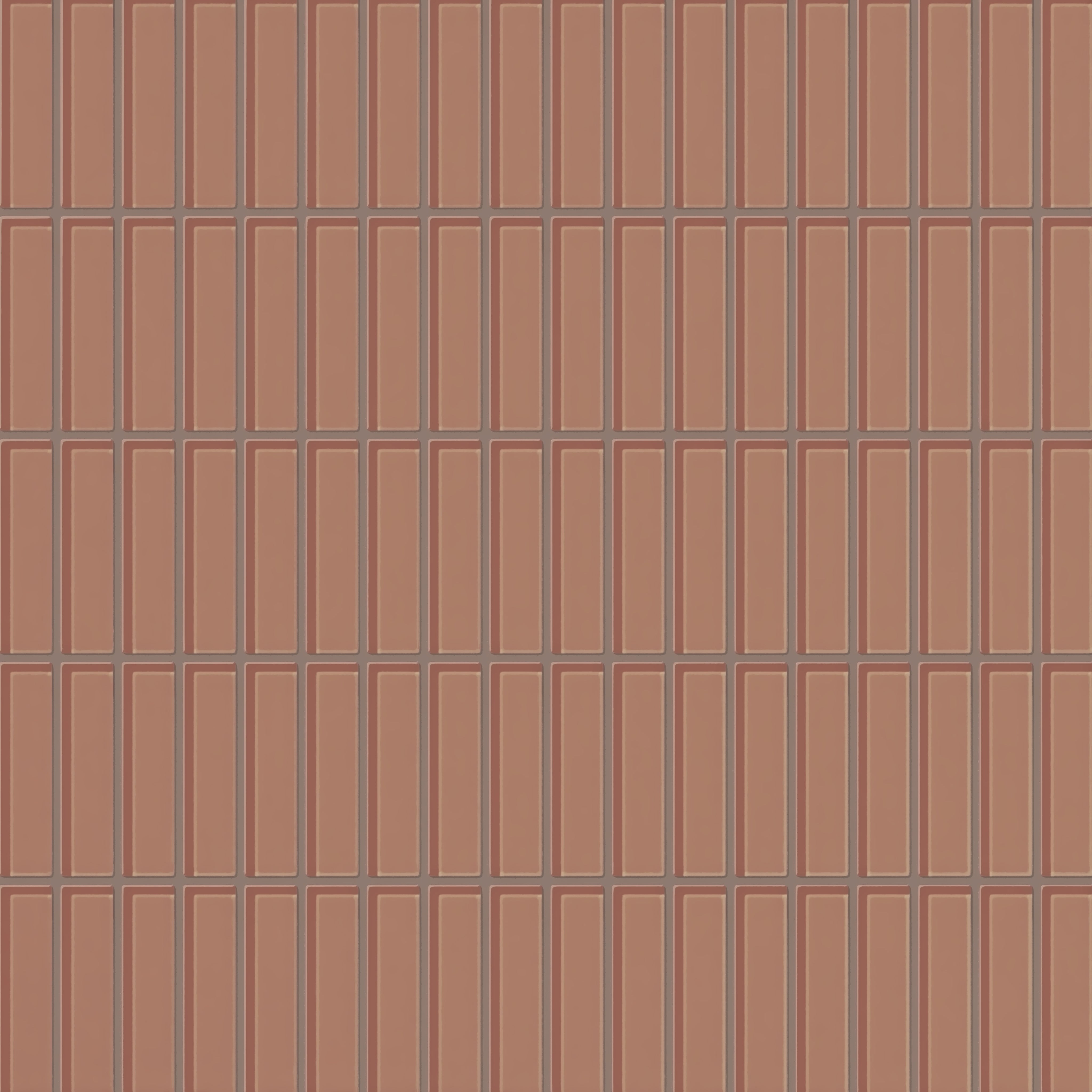 1x4 Straight Set Sheeted Glass Mosaic Tile in Sora Gloss