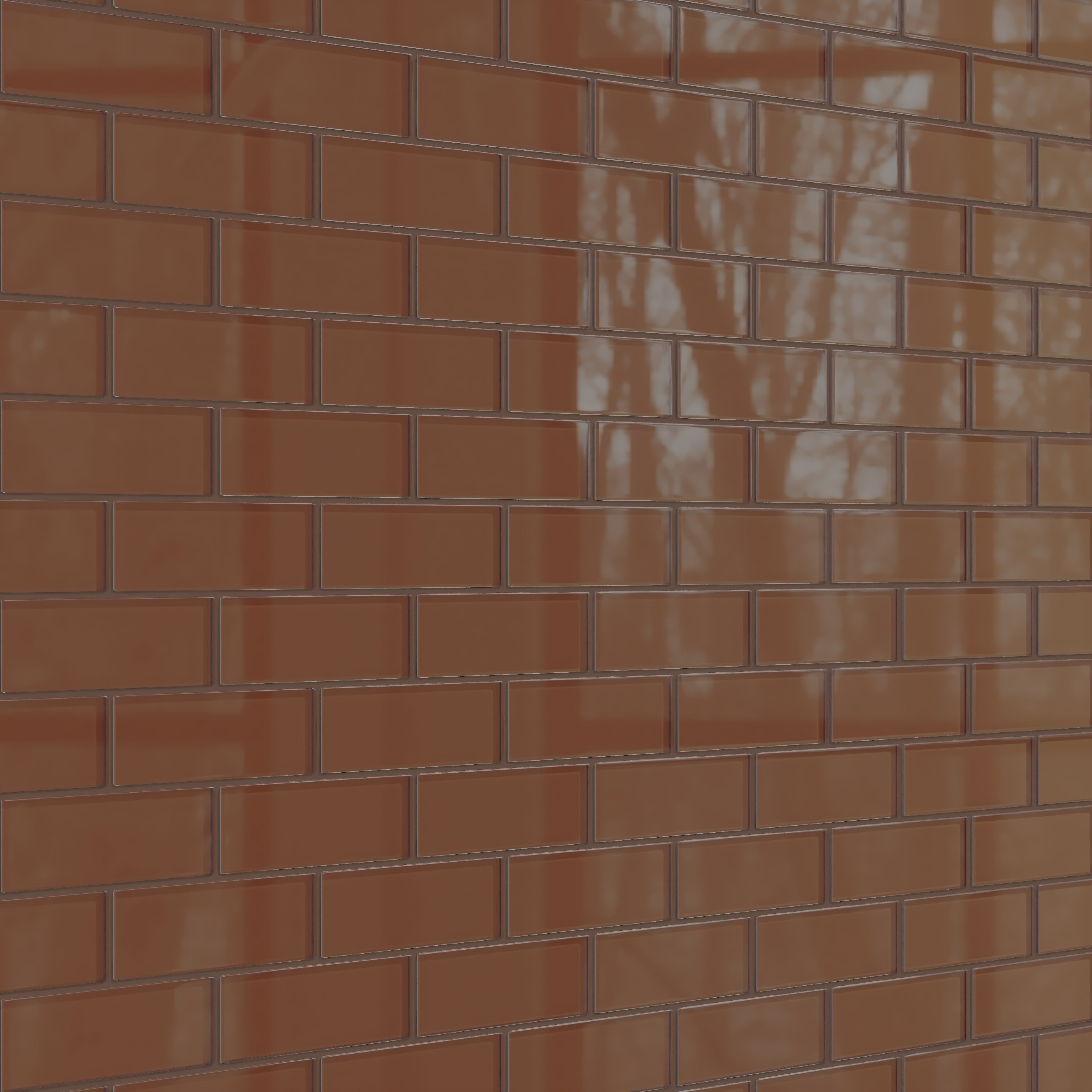 2x6 Glass Tile in Kestrel Gloss